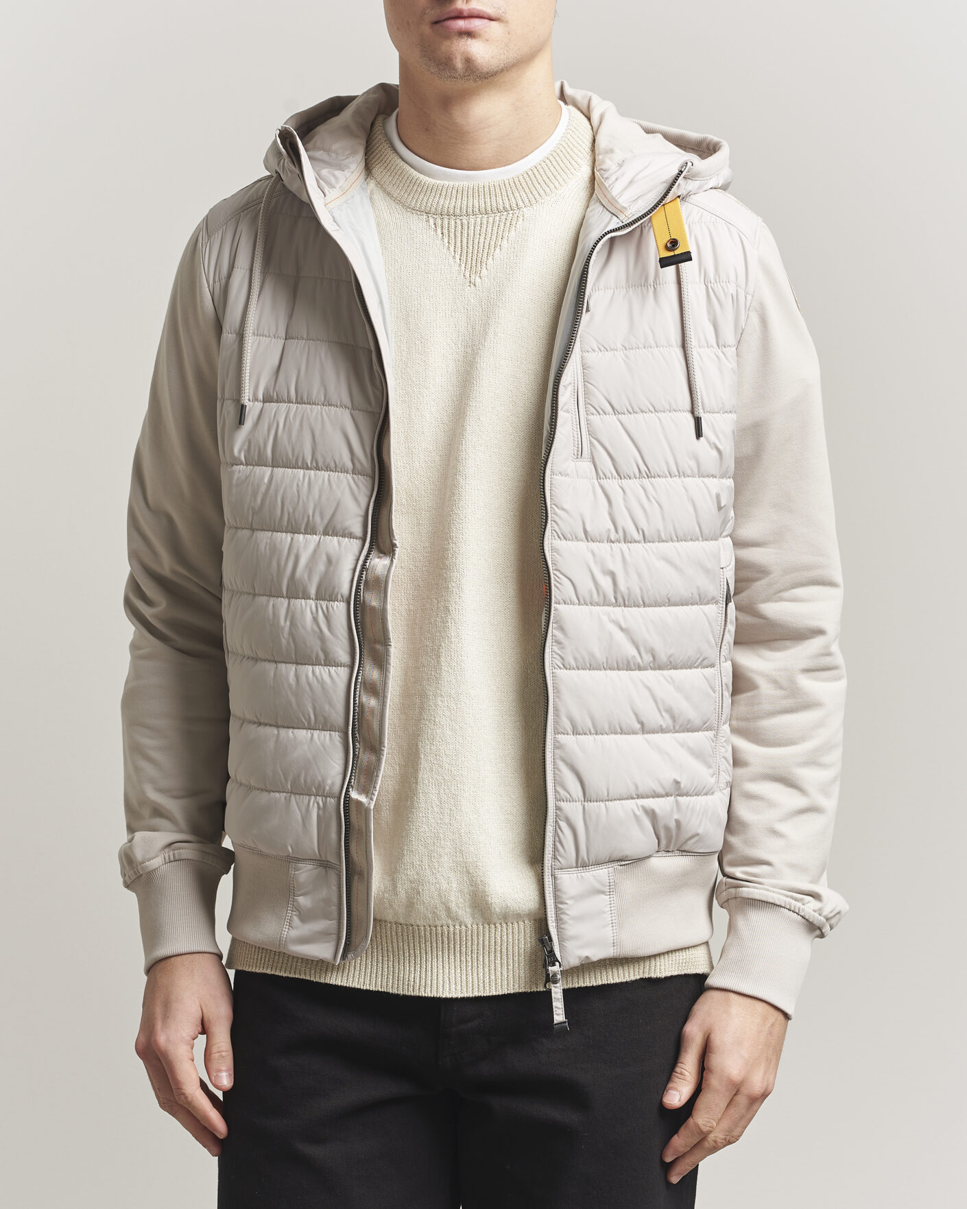 Homme | Manteaux Et Vestes | Parajumpers | Ivor Hybrid Hooded Jacket Pelican