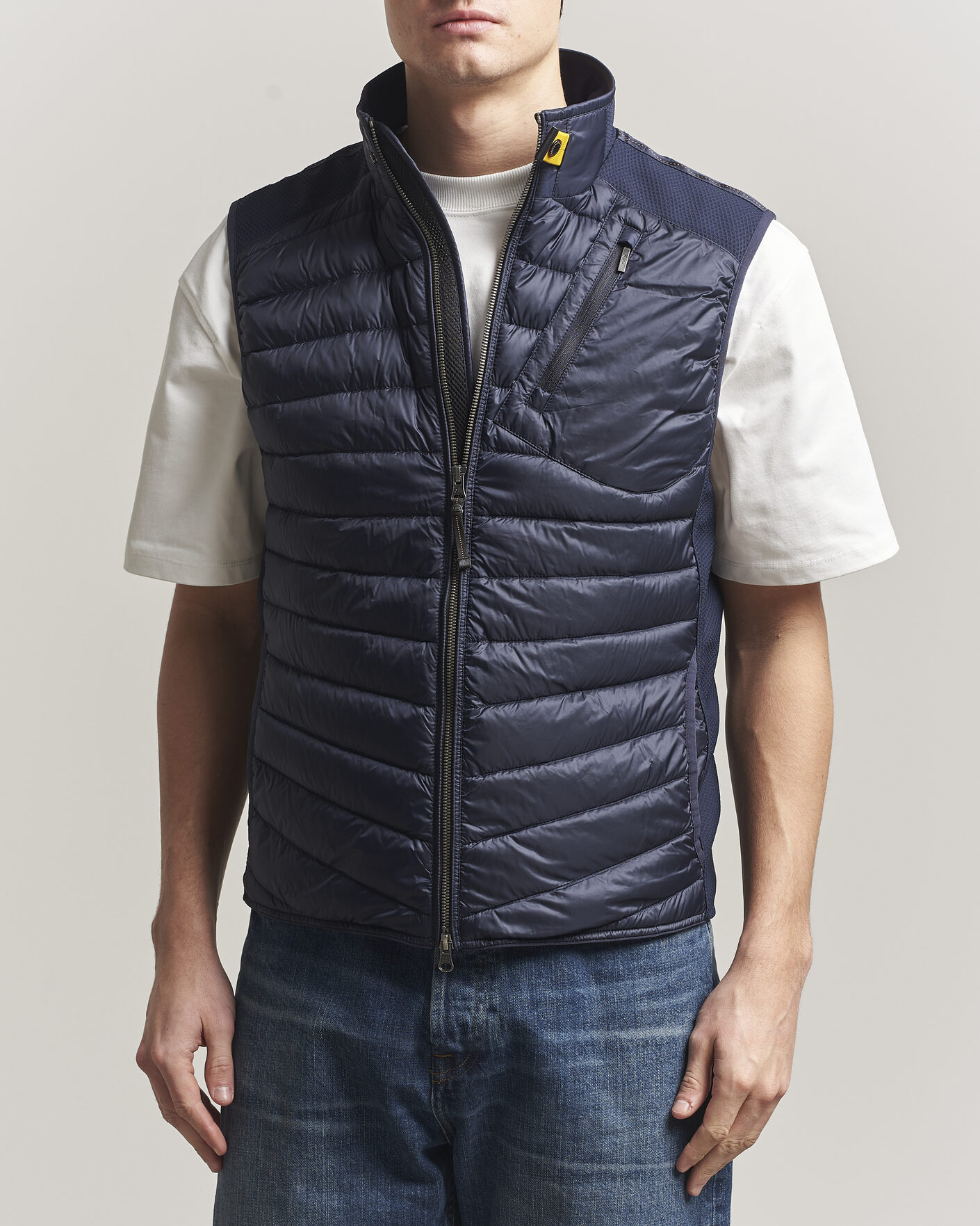 Heren | Gilets | Parajumpers | Zavier Hybrid Vest Navy