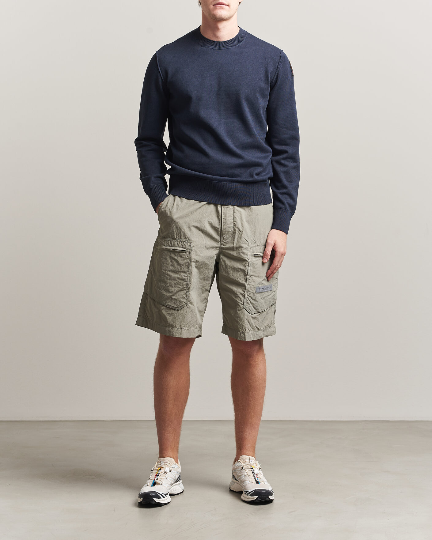 Heren | Truien | Parajumpers | Basic Braw Knitted Sweater Navy