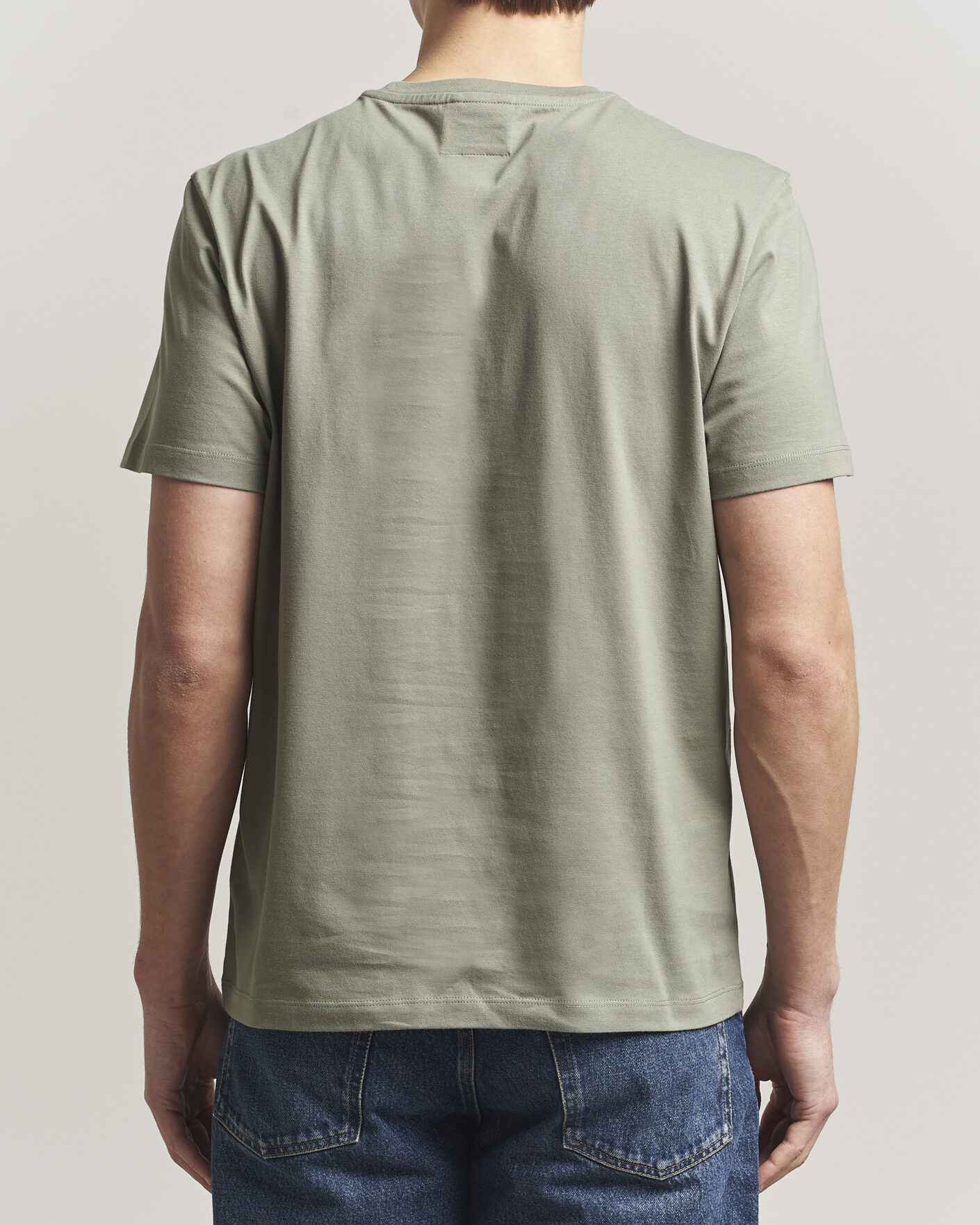 Heren | T-shirts | Parajumpers | Patch Crew Neck T-Shirt Ashen Sage