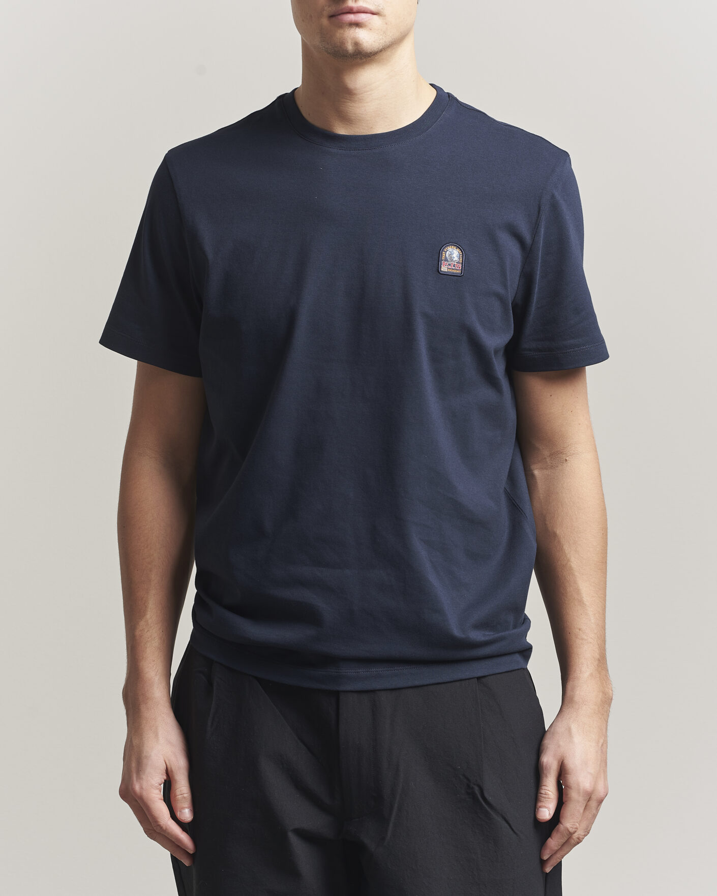 Heren | T-shirts | Parajumpers | Patch Crew Neck T-Shirt Navy