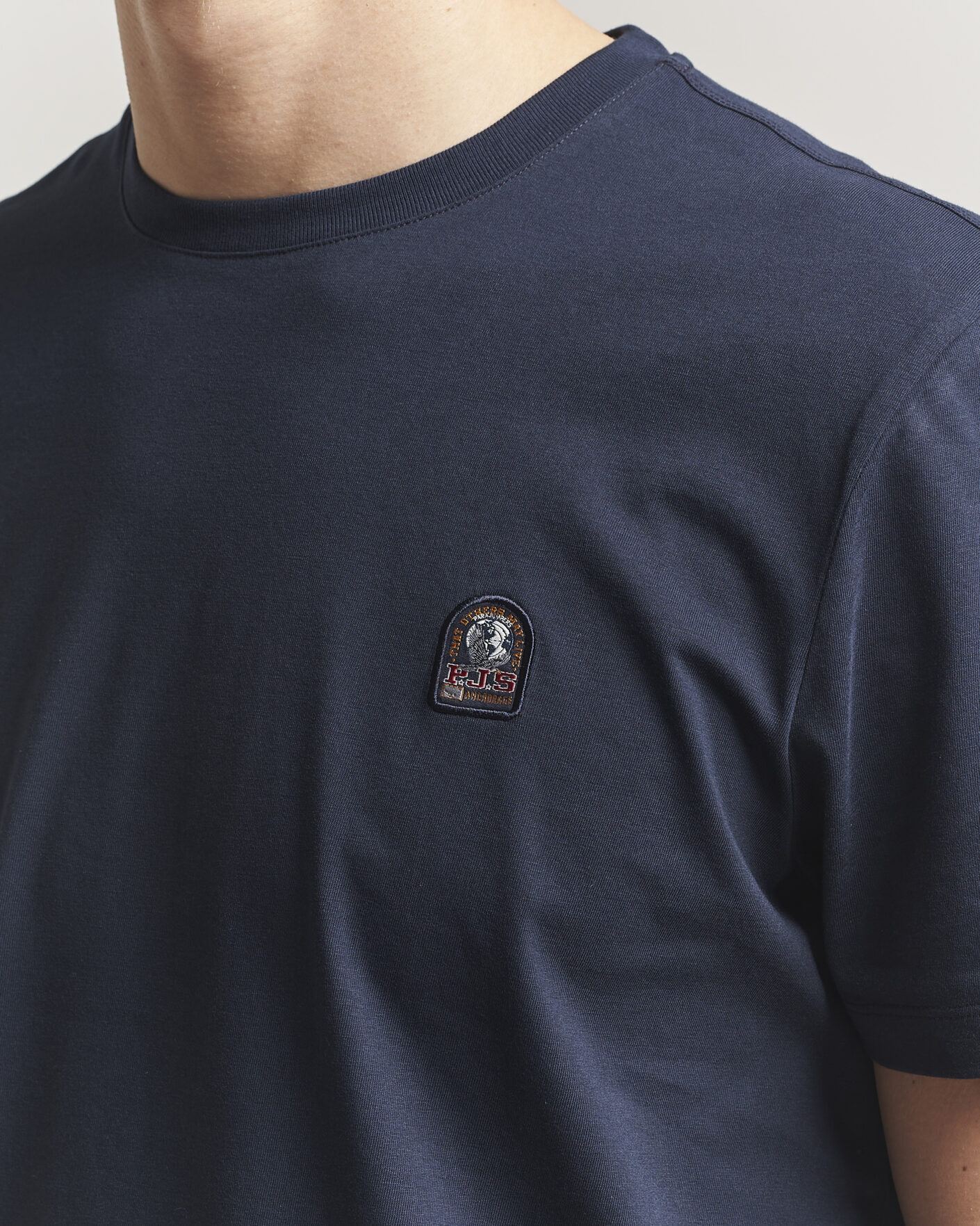 Heren | T-shirts | Parajumpers | Patch Crew Neck T-Shirt Navy