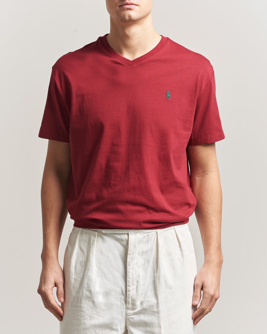 Homme | T-shirts | Polo Ralph Lauren | Crew Neck T-Shirt Heritage Red