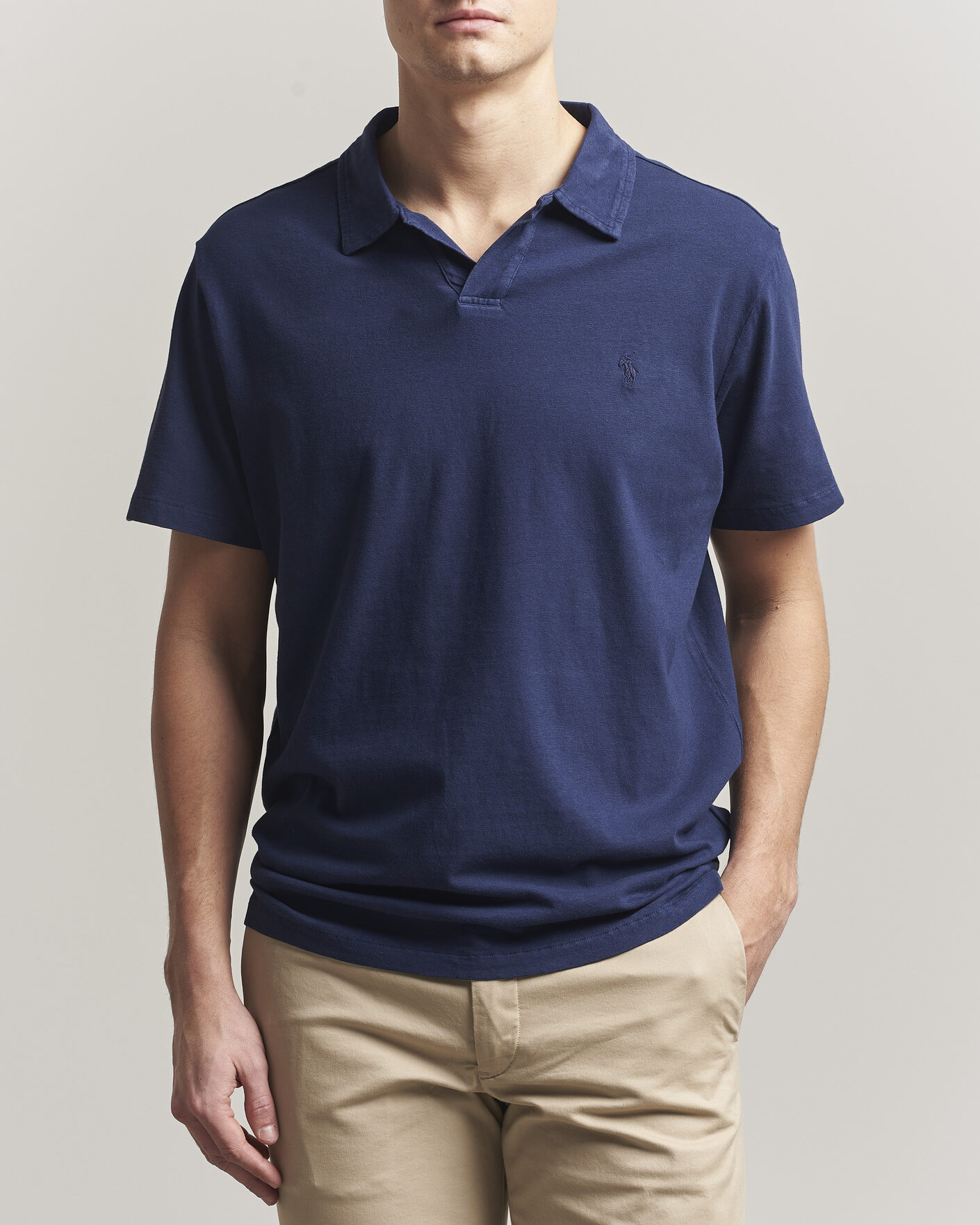 Heren | Polo's | Polo Ralph Lauren | Knitted Polo Newport Navy