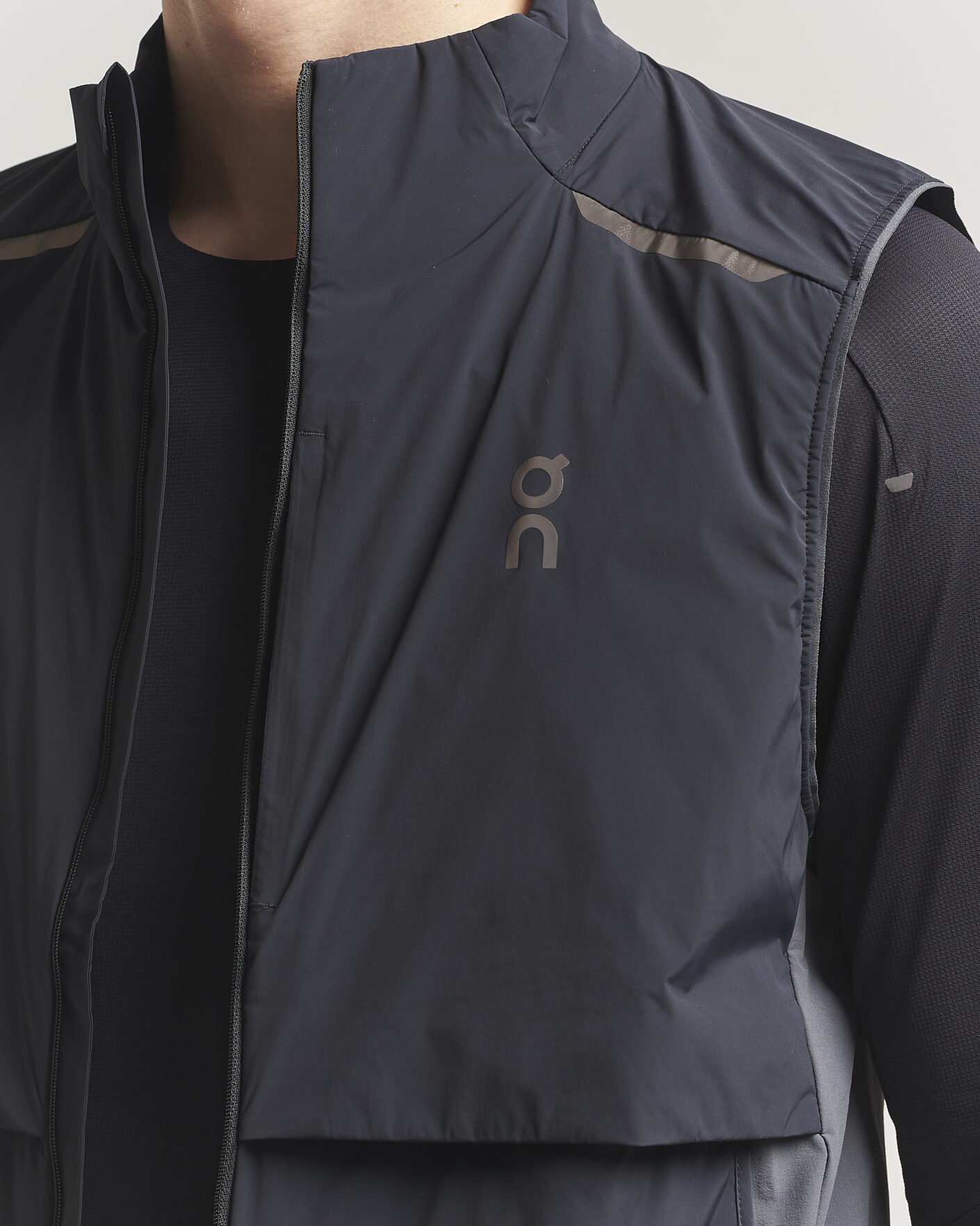Heren | Gilets | On | Weather Vest Black/Eclipse