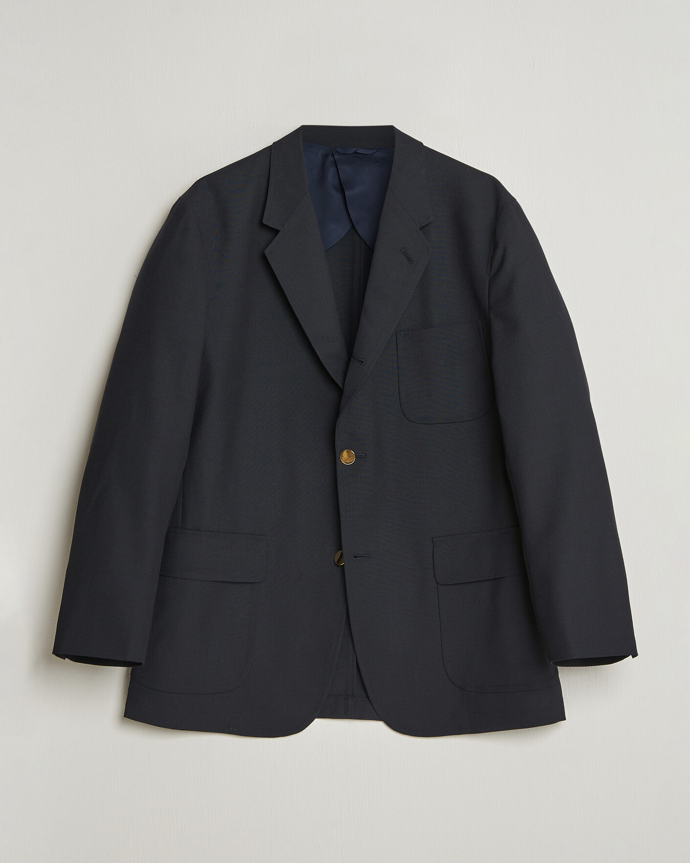 Heren | Blazers | Kamakura Shirts | Unstructured Ivy Blazer Navy