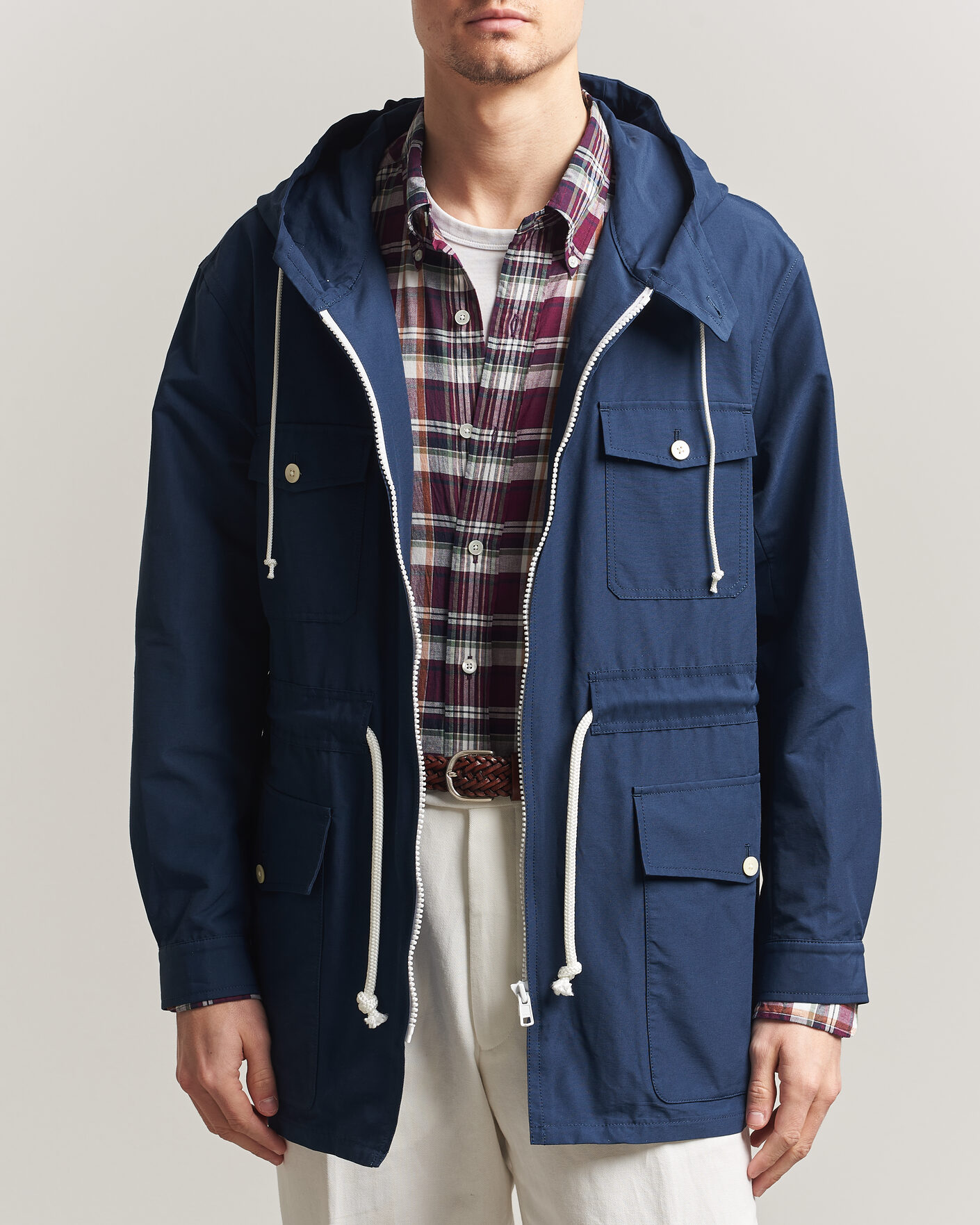 Heren | Jassen | Kamakura Shirts | Marine Parka Navy