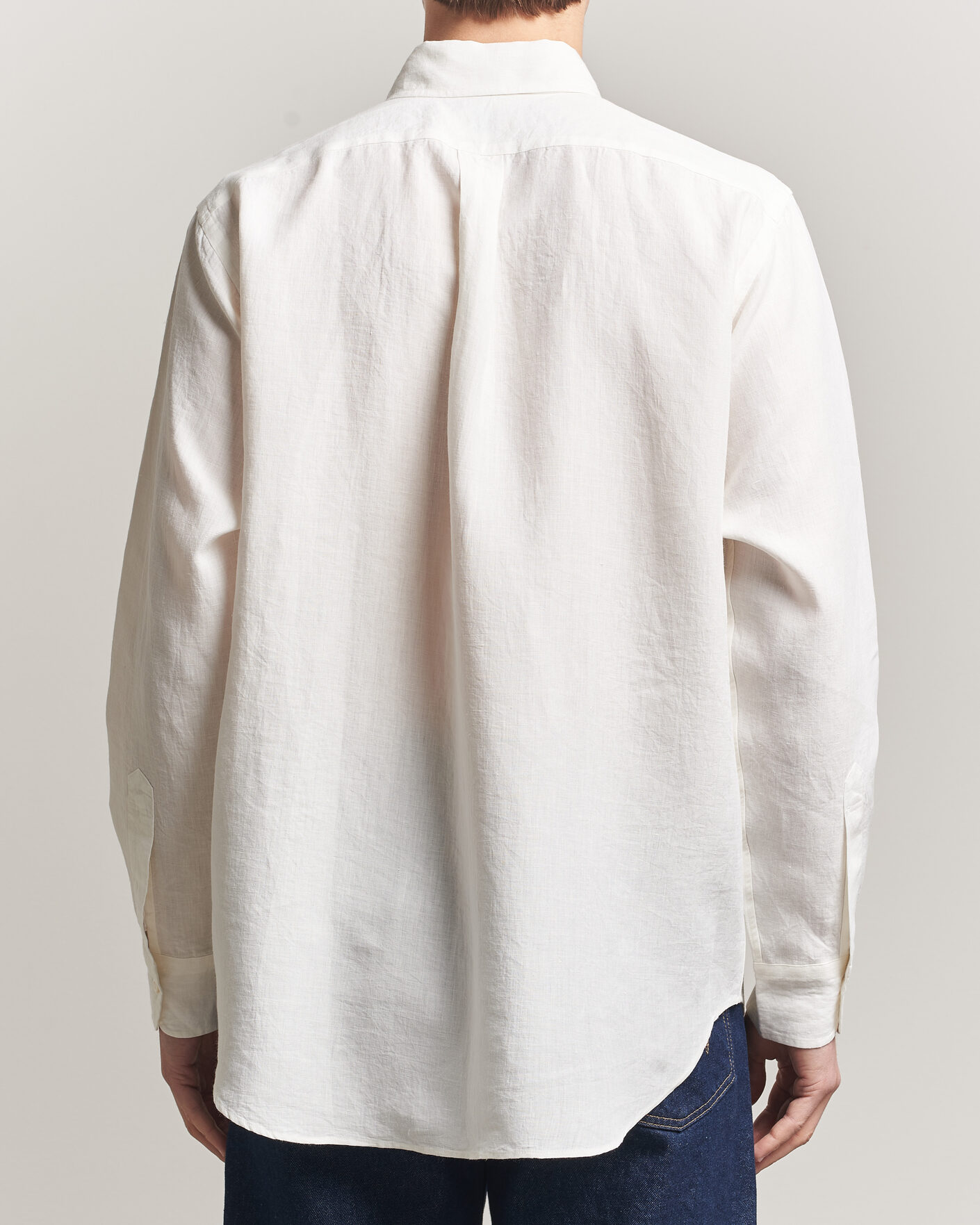 Heren | Overhemden | Kamakura Shirts | Linen Ametora Shirt White