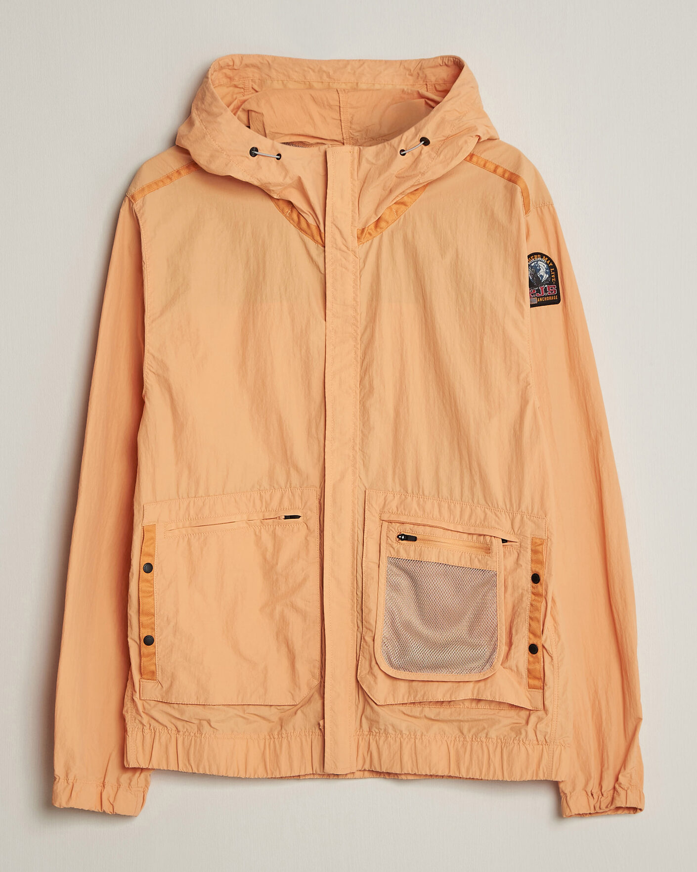 Homme | Manteaux Et Vestes | Parajumpers | Rube Smash Peached Nylon Hooded Jacket Apricot Nectar