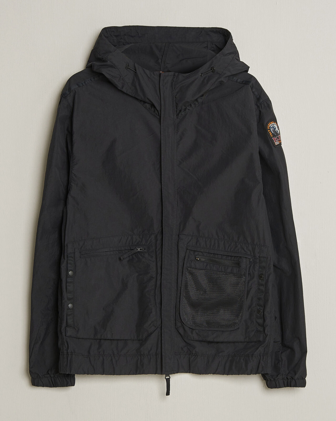 Homme | Manteaux Et Vestes | Parajumpers | Rube Smash Peached Nylon Hooded Jacket Black