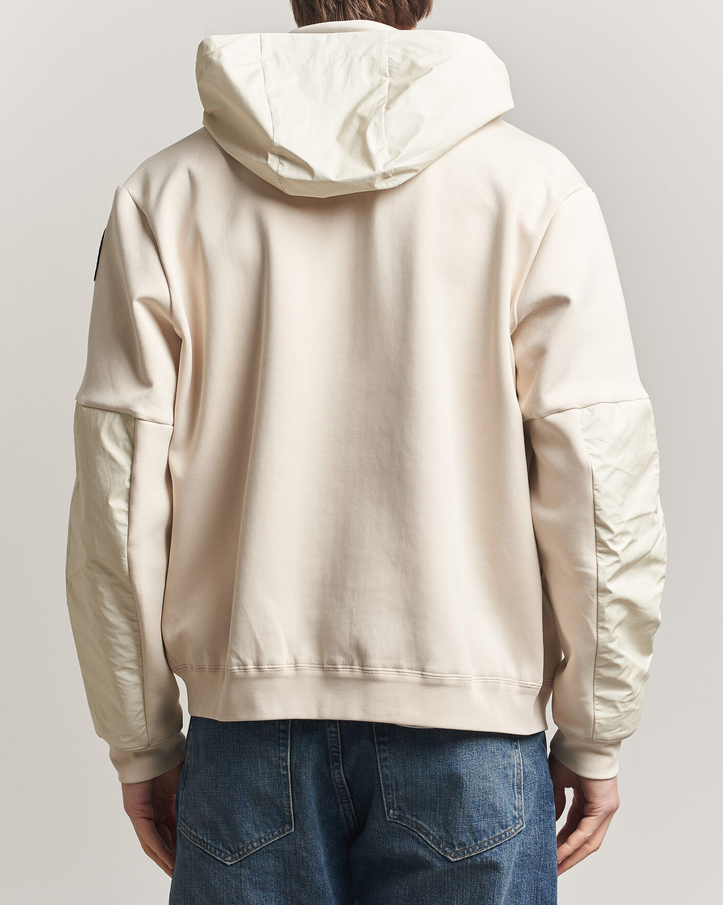 Homme | Manteaux Et Vestes | Parajumpers | Kouga Evo Fleece Hooded Hybrid Jacket Moonbeam