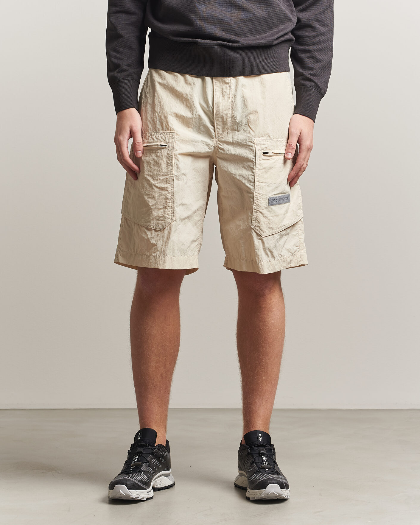 Heren | Korte broek | Parajumpers | Lex Smash Peached Nylon Shorts Bone