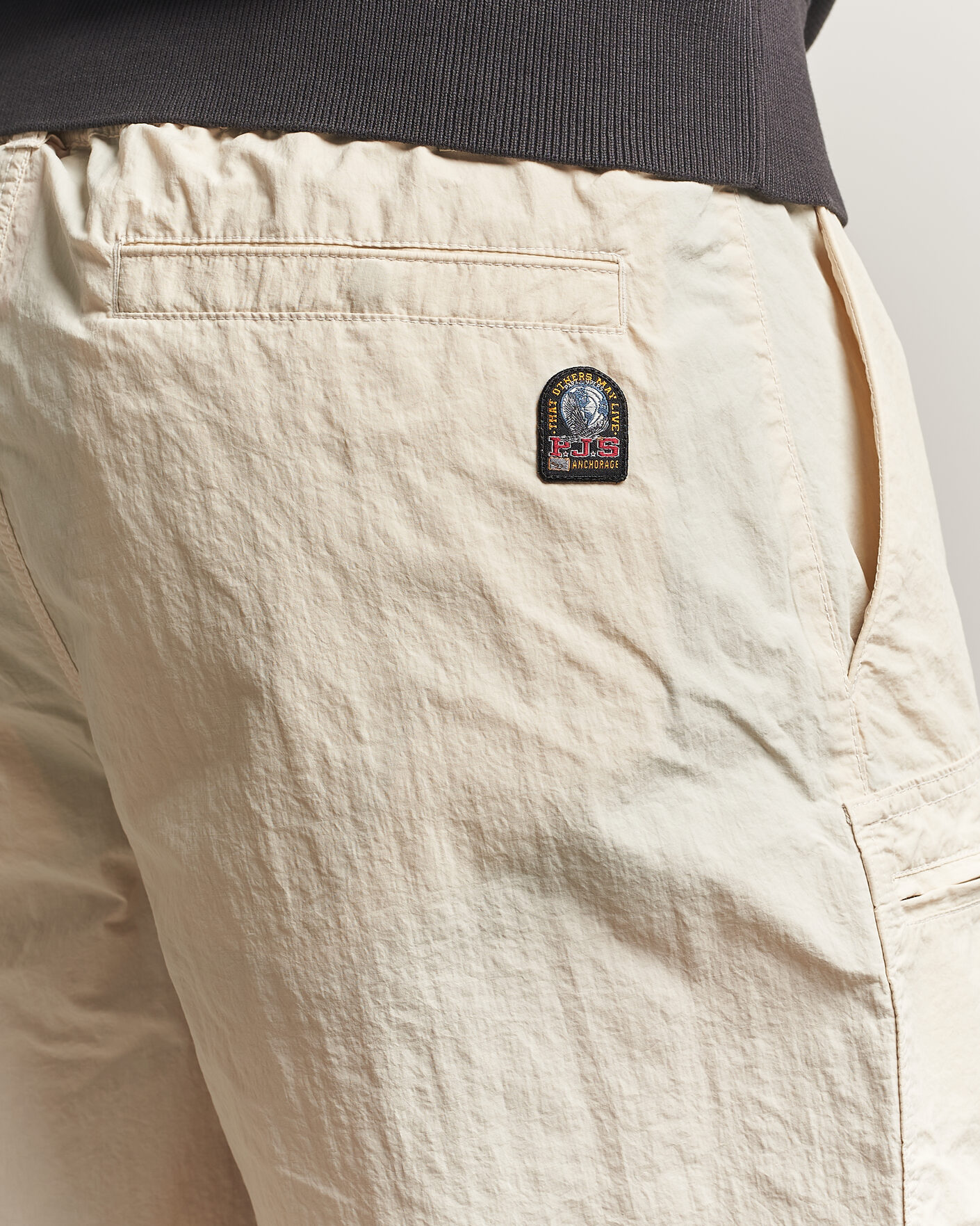 Heren | Korte broek | Parajumpers | Lex Smash Peached Nylon Shorts Bone