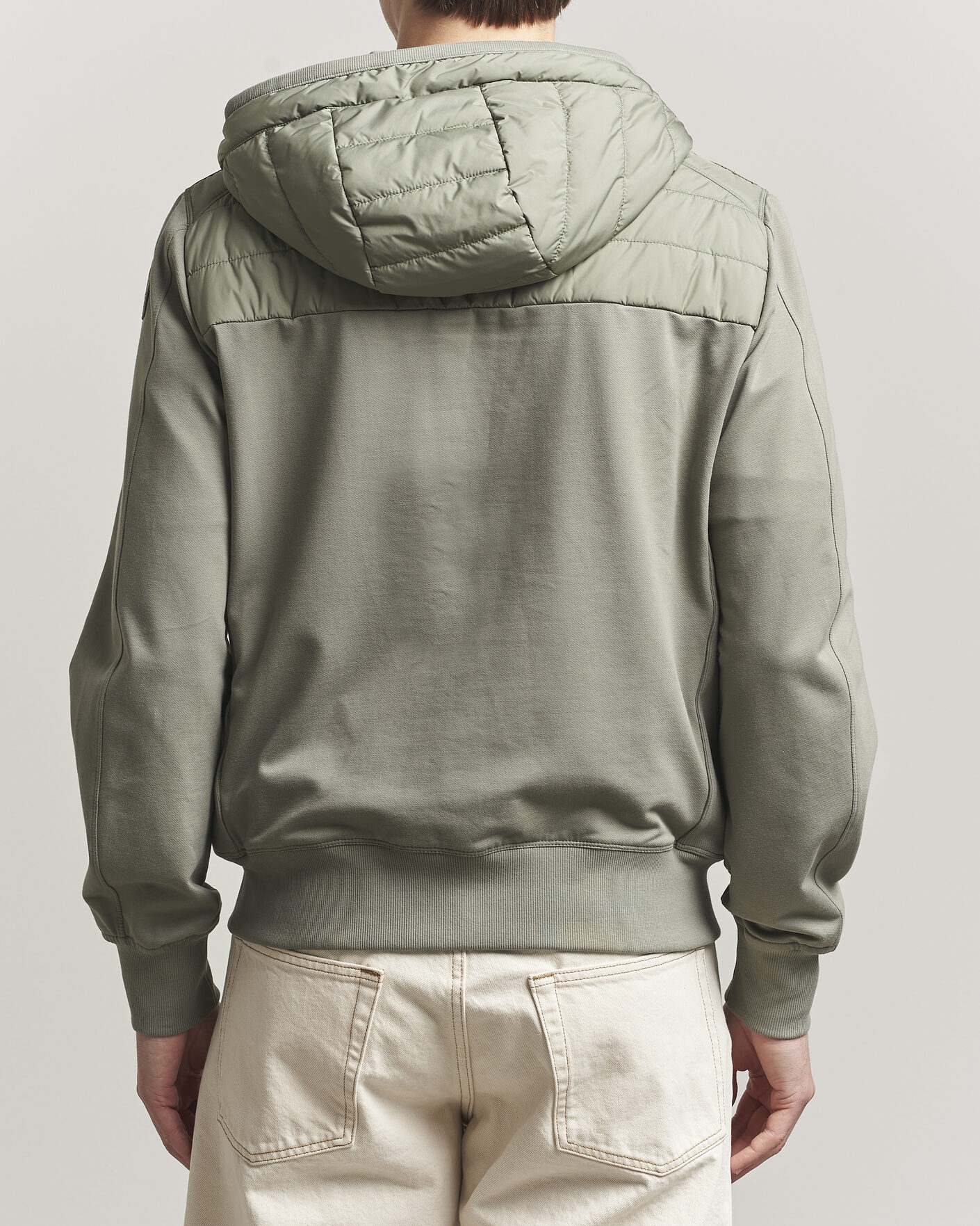 Heren | Jassen | Parajumpers | Ivor Hybrid Hooded Jacket Ashen Sage