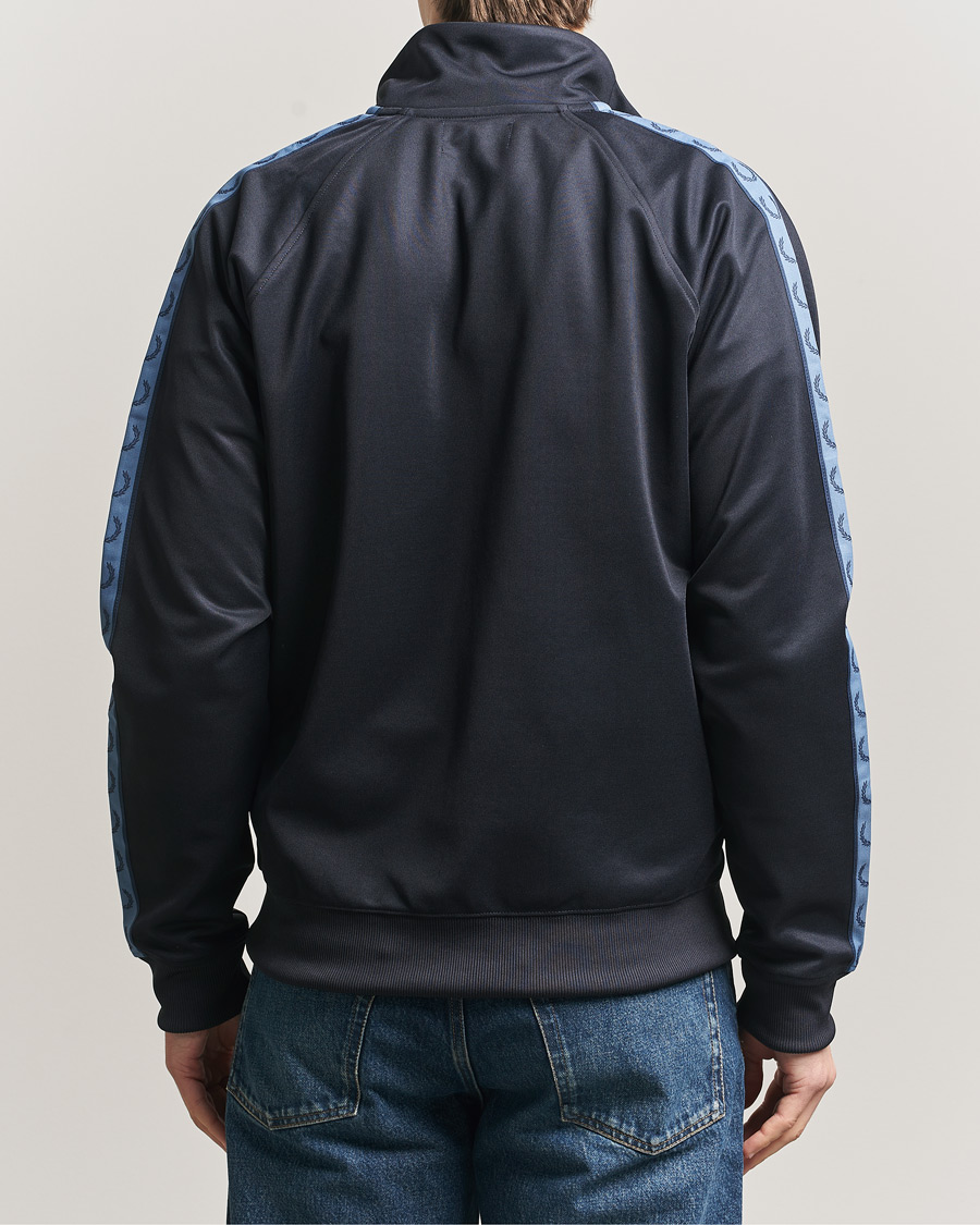 Heren | Truien | Fred Perry | Taped Track Jacket Navy