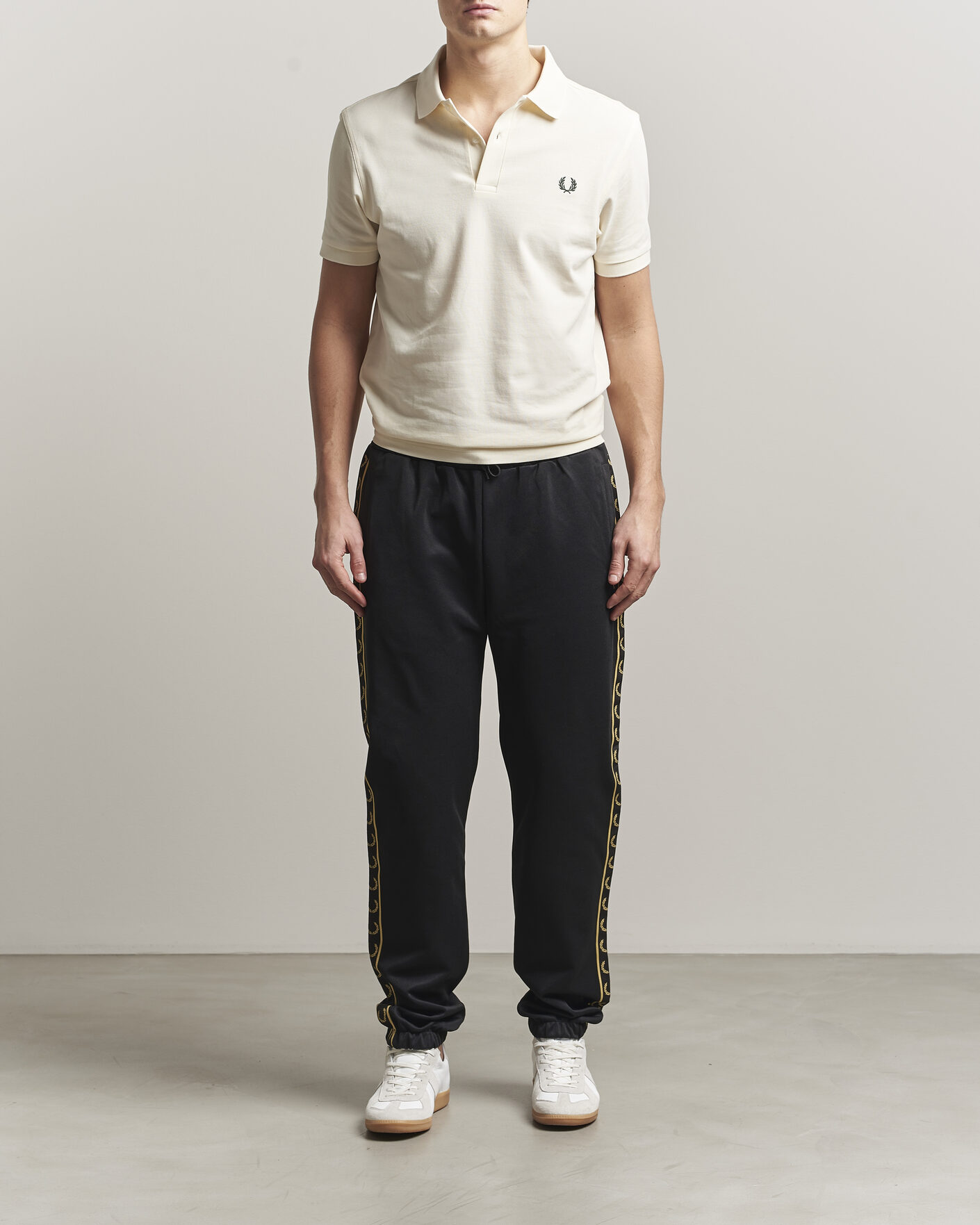 Homme | Pantalons | Fred Perry | Taped Track Pants Black