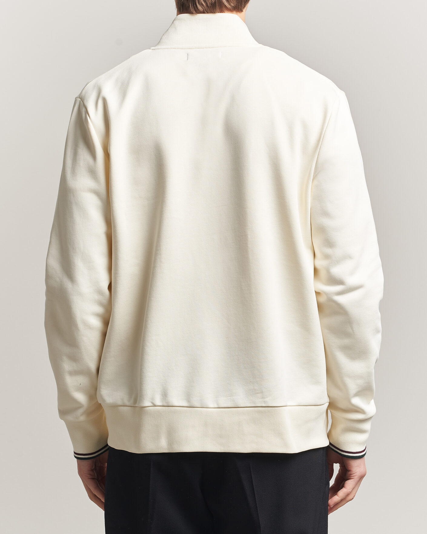 Heren | Truien | Fred Perry | Full Zip Sweatshirt Ecru