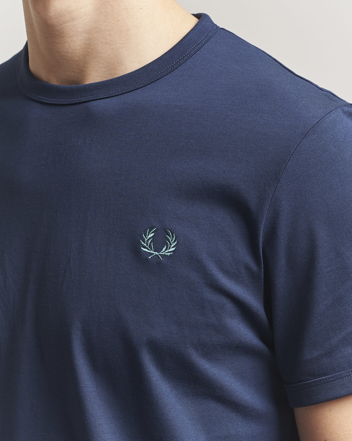 Homme | T-shirts | Fred Perry | Ringer T-Shirt Tennis Blue