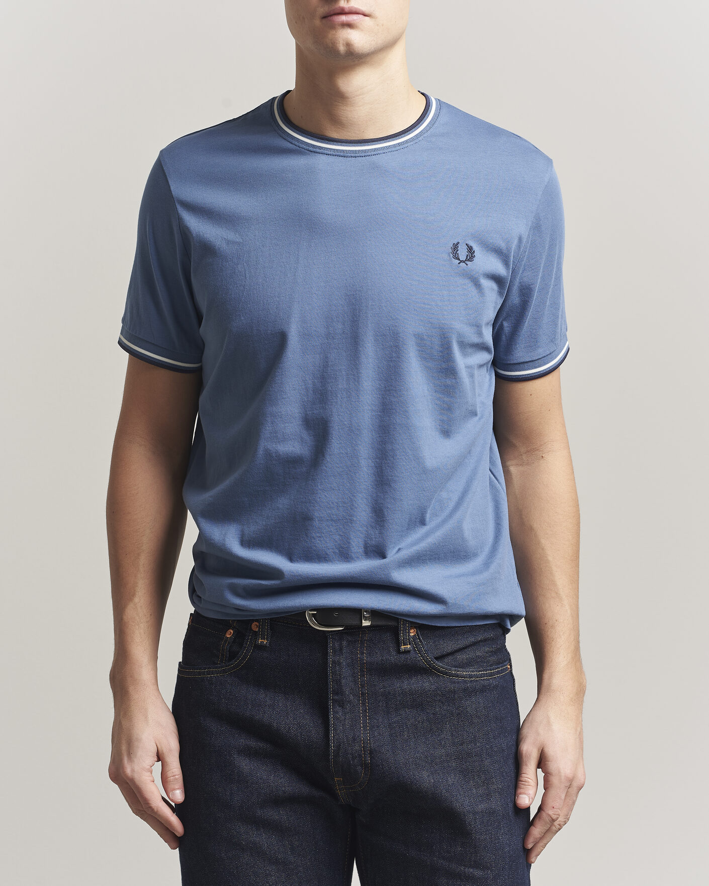 Homme | T-shirts | Fred Perry | Twin Tipped T-Shirt Ace Blue