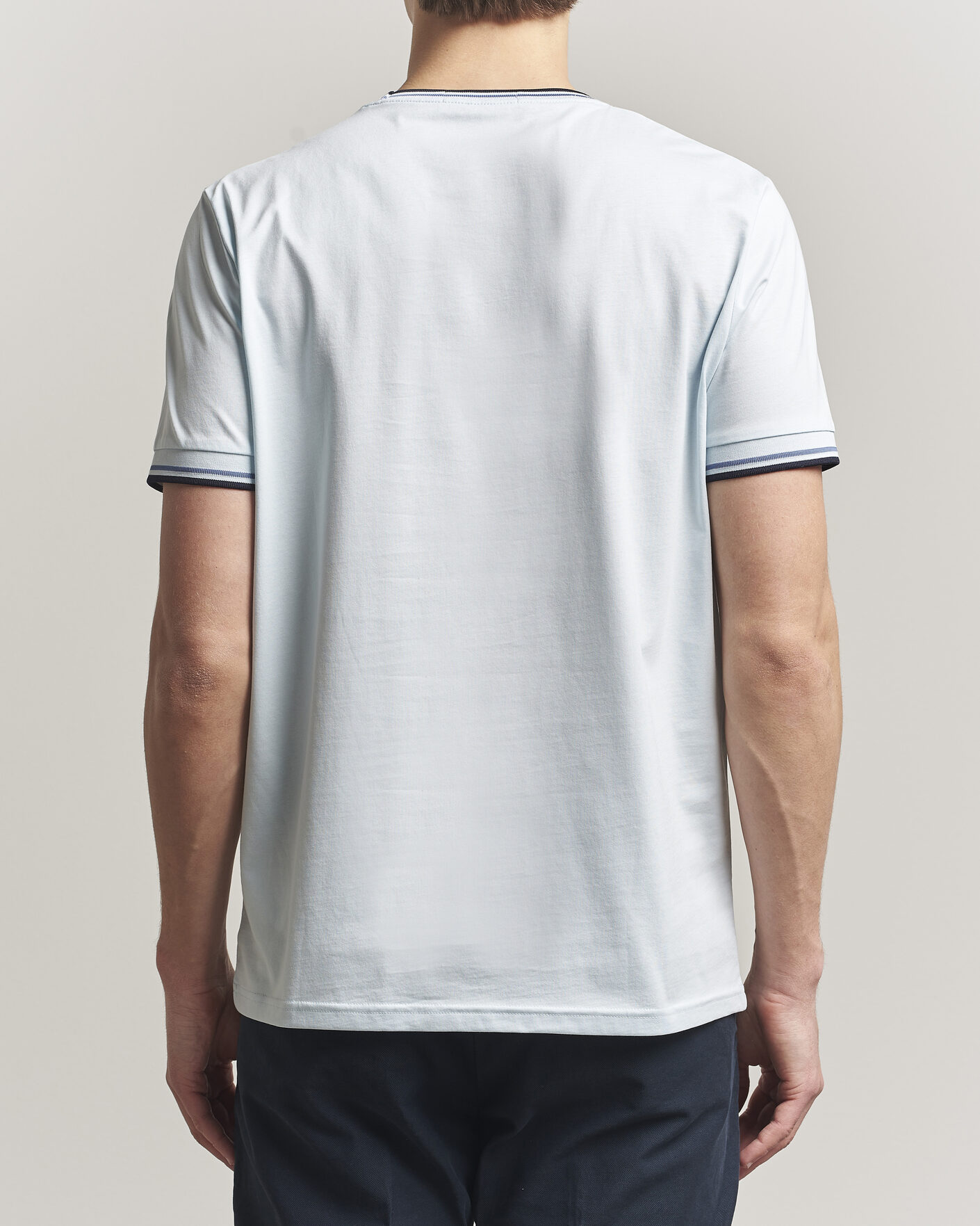 Heren | T-shirts | Fred Perry | Twin Tipped T-Shirt Light Ice