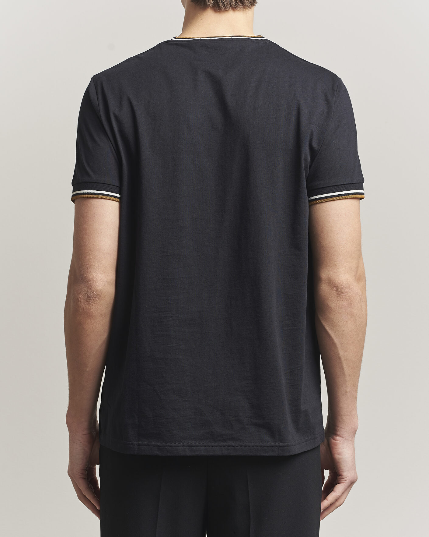 Heren | T-shirts | Fred Perry | Twin Tipped T-Shirt Black