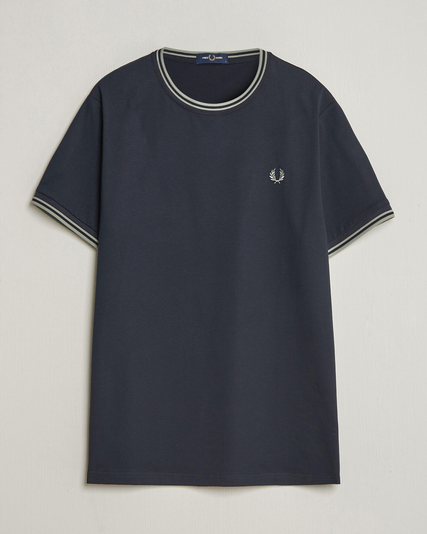 Homme | T-shirts | Fred Perry | Twin Tipped T-Shirt Navy