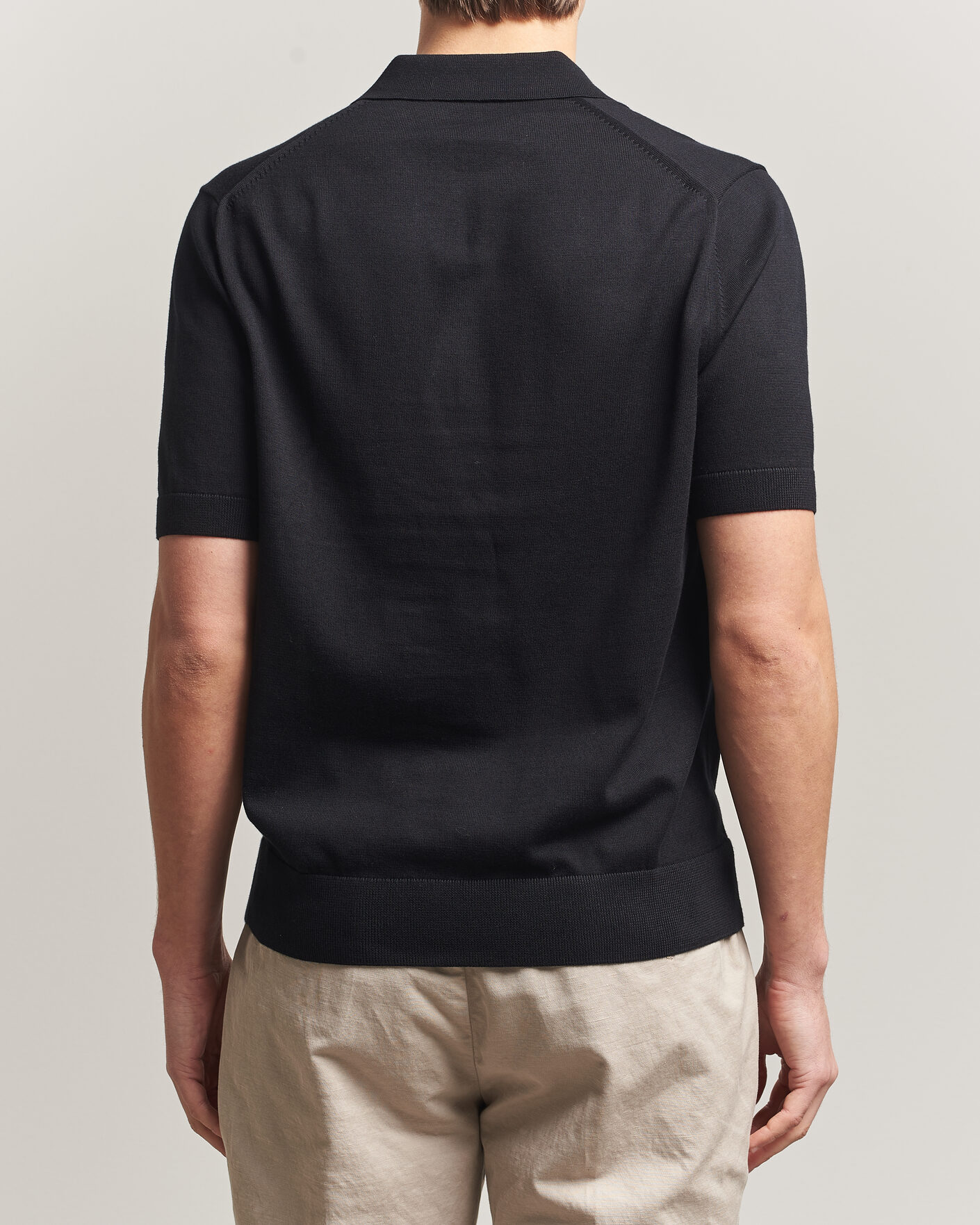 Heren | Polo's | Fred Perry | Cotton Knitted Polo Black