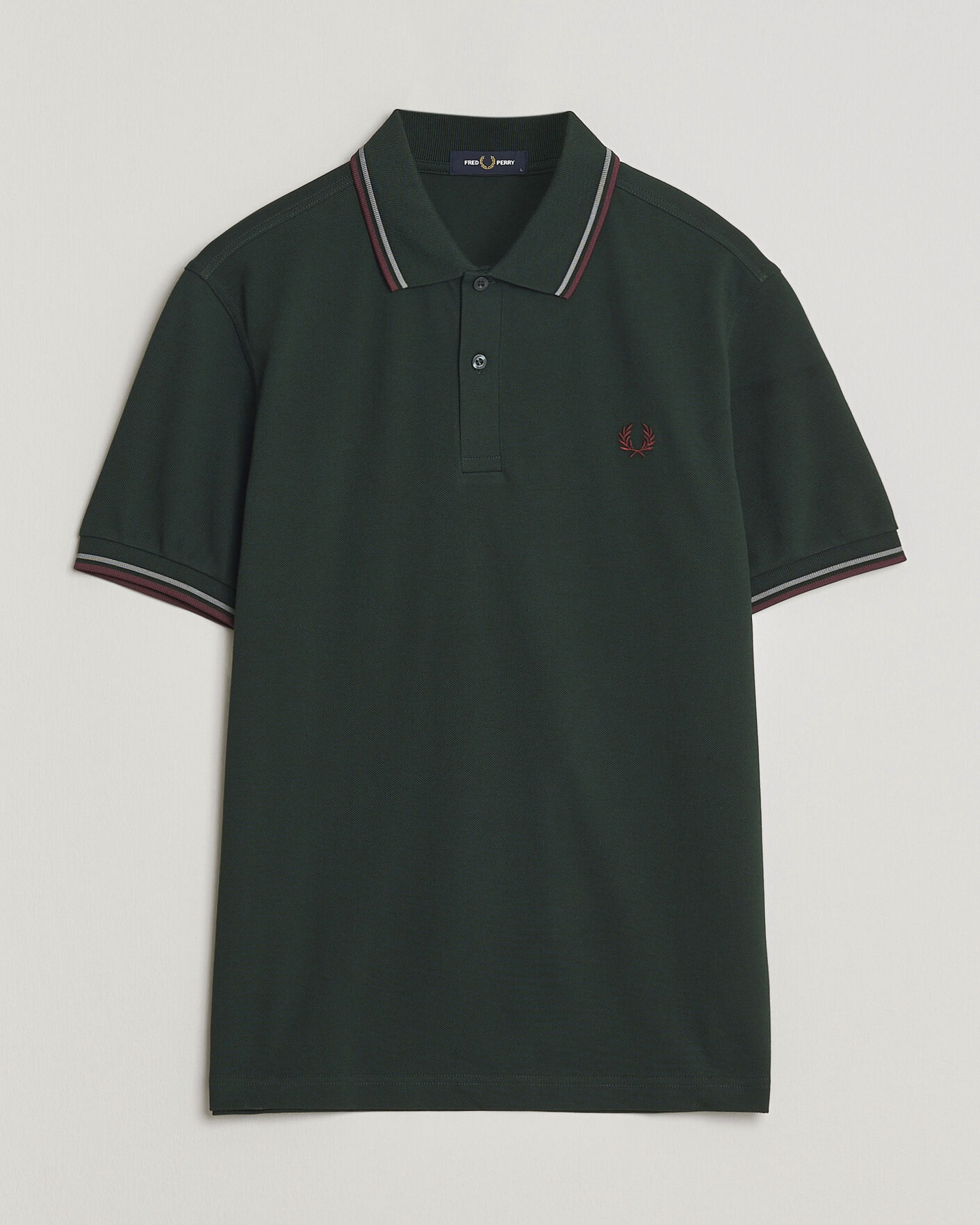 Heren | Polo's | Fred Perry | Twin Tipped Polo Shirt Grassroots Green