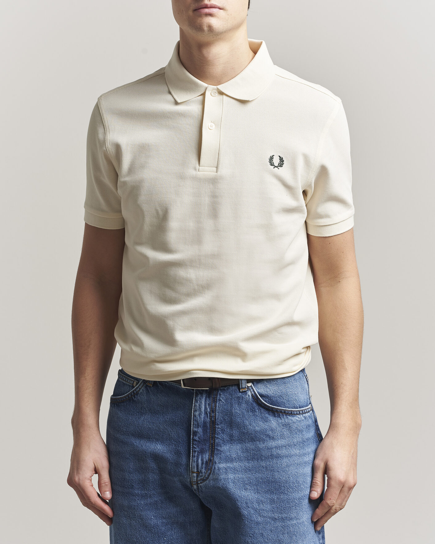 Homme | Polos | Fred Perry | Plain Polo Ecru