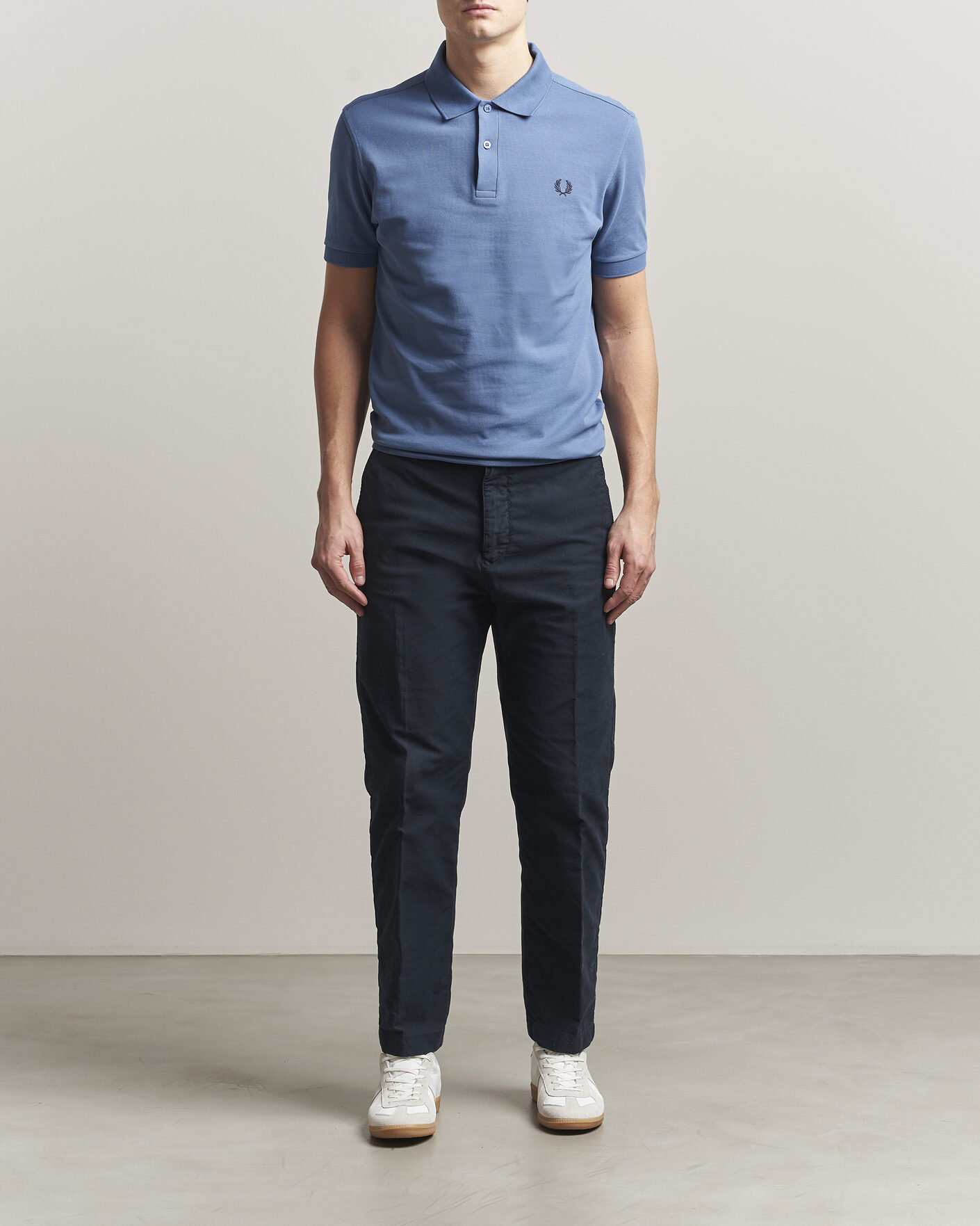 Homme | Polos | Fred Perry | Plain Polo Ace Blue