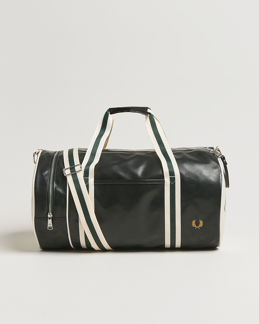 Homme | Sacs | Fred Perry | Classic Barrel Bag Grassroots Green/Ecru
