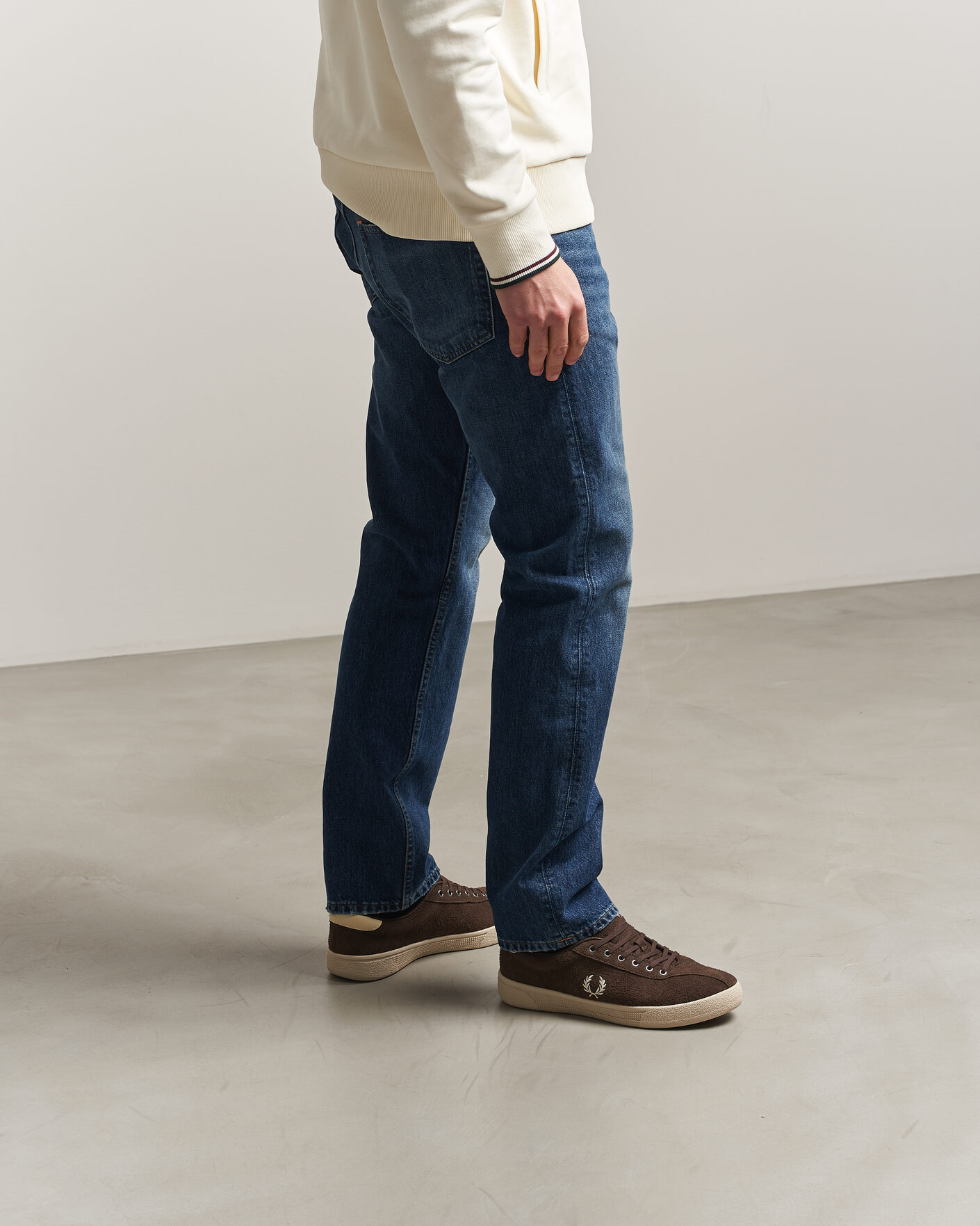 Heren | Sneakers | Fred Perry | Tennis Suede Sneaker Burnt Tobacco