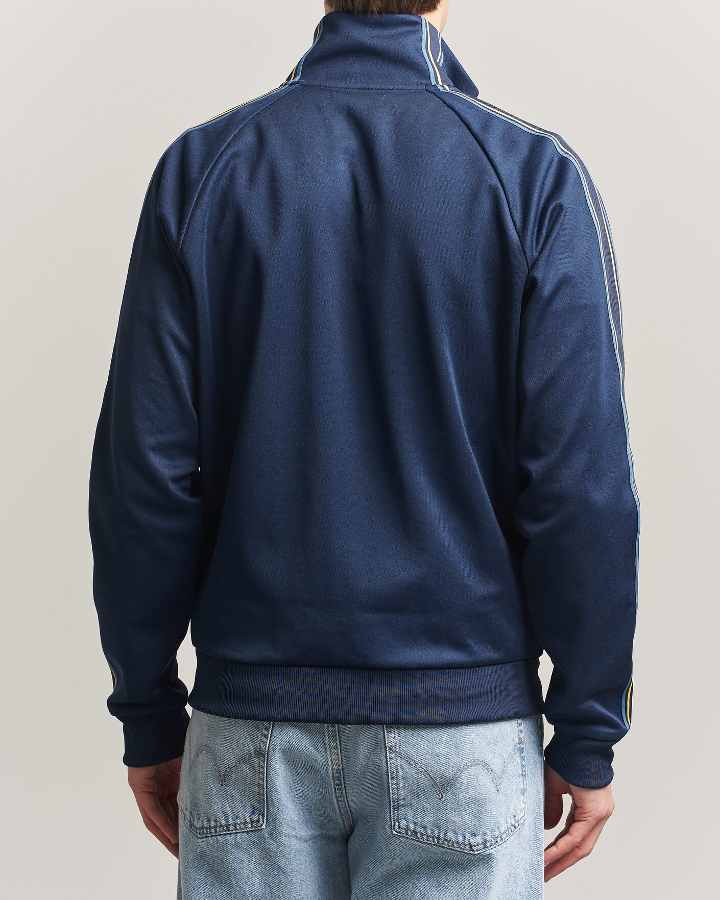 Heren | Truien | Fred Perry | Tramline Taped Track Jacket Tennis Blue