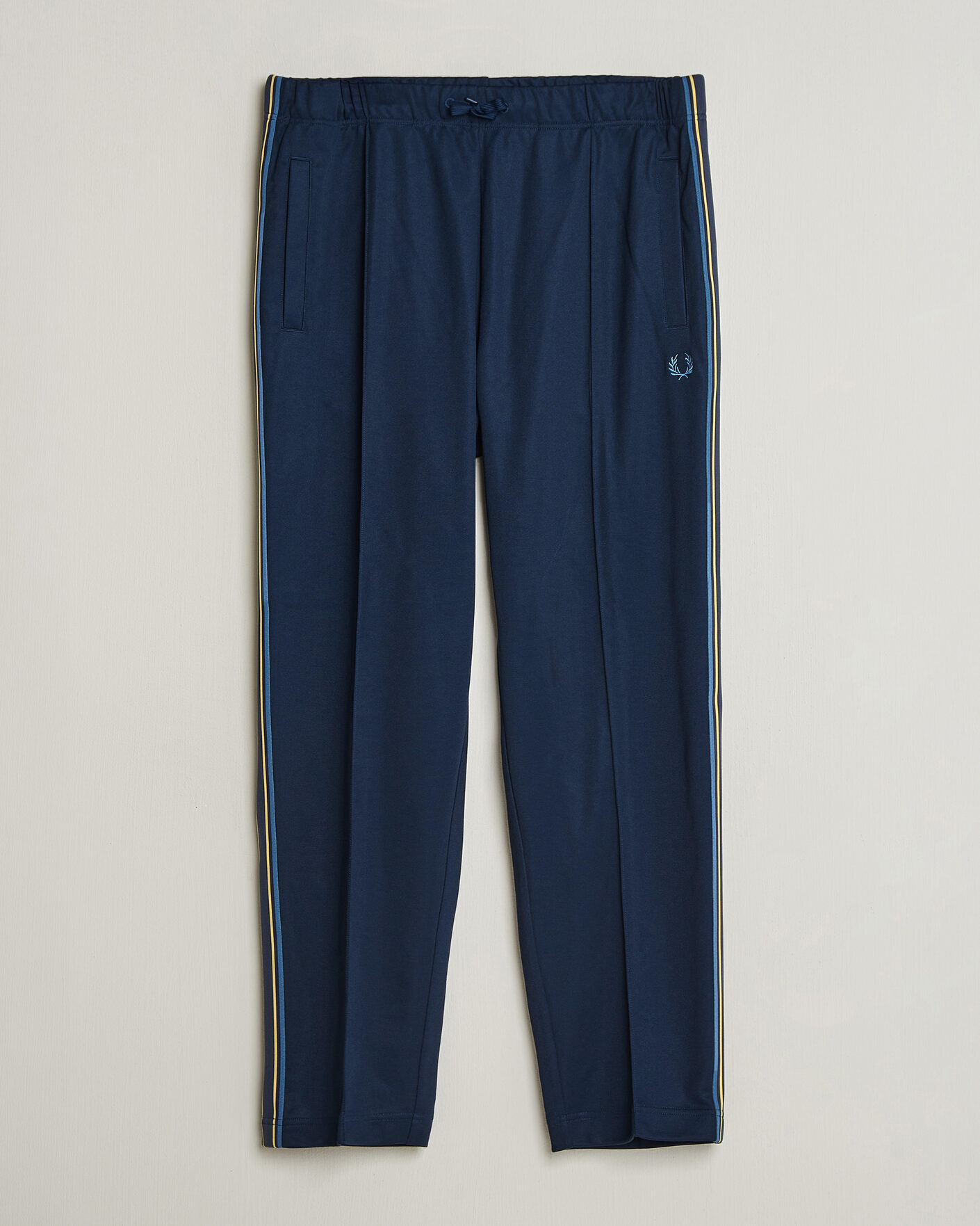 Heren | Broeken | Fred Perry | Tramline Taped Track Pants Tennis Blue