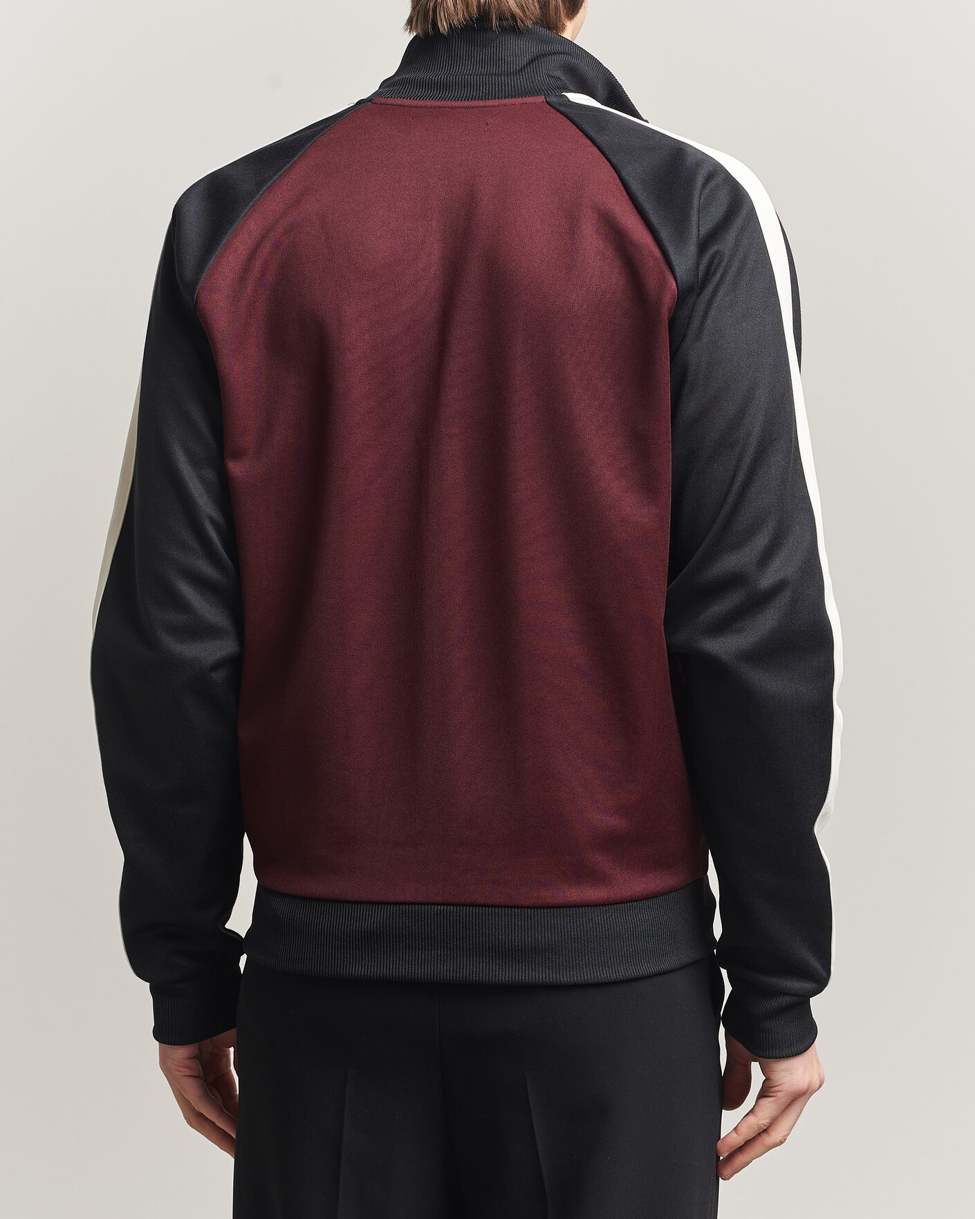 Heren | Truien | Fred Perry | Contrast Sleeve Track Jacket Oxblood