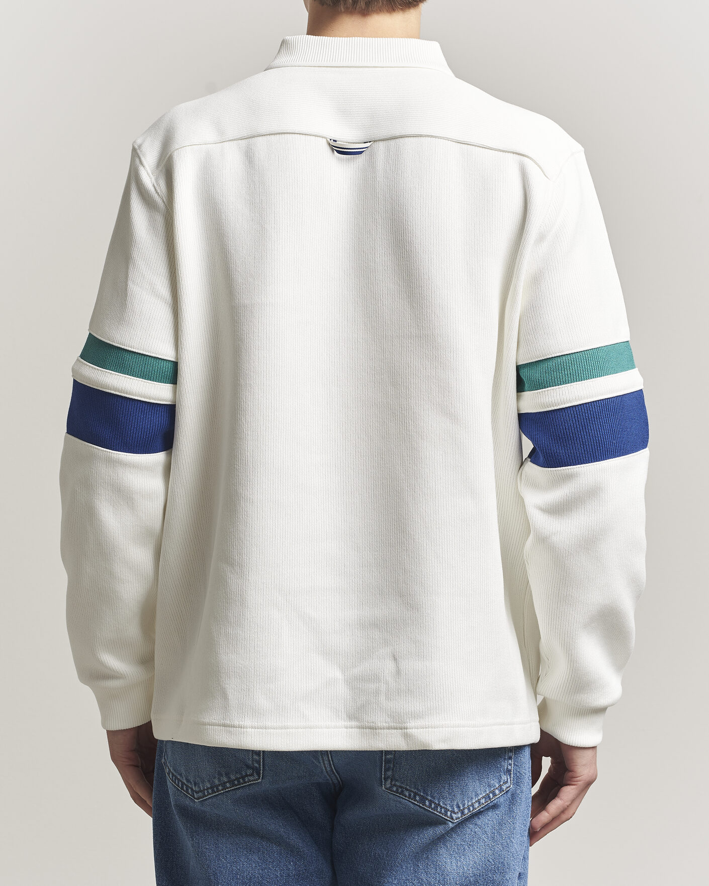 Homme | Pulls Et Tricots | Fred Perry | Tipped Sleeve Rugger Snow White