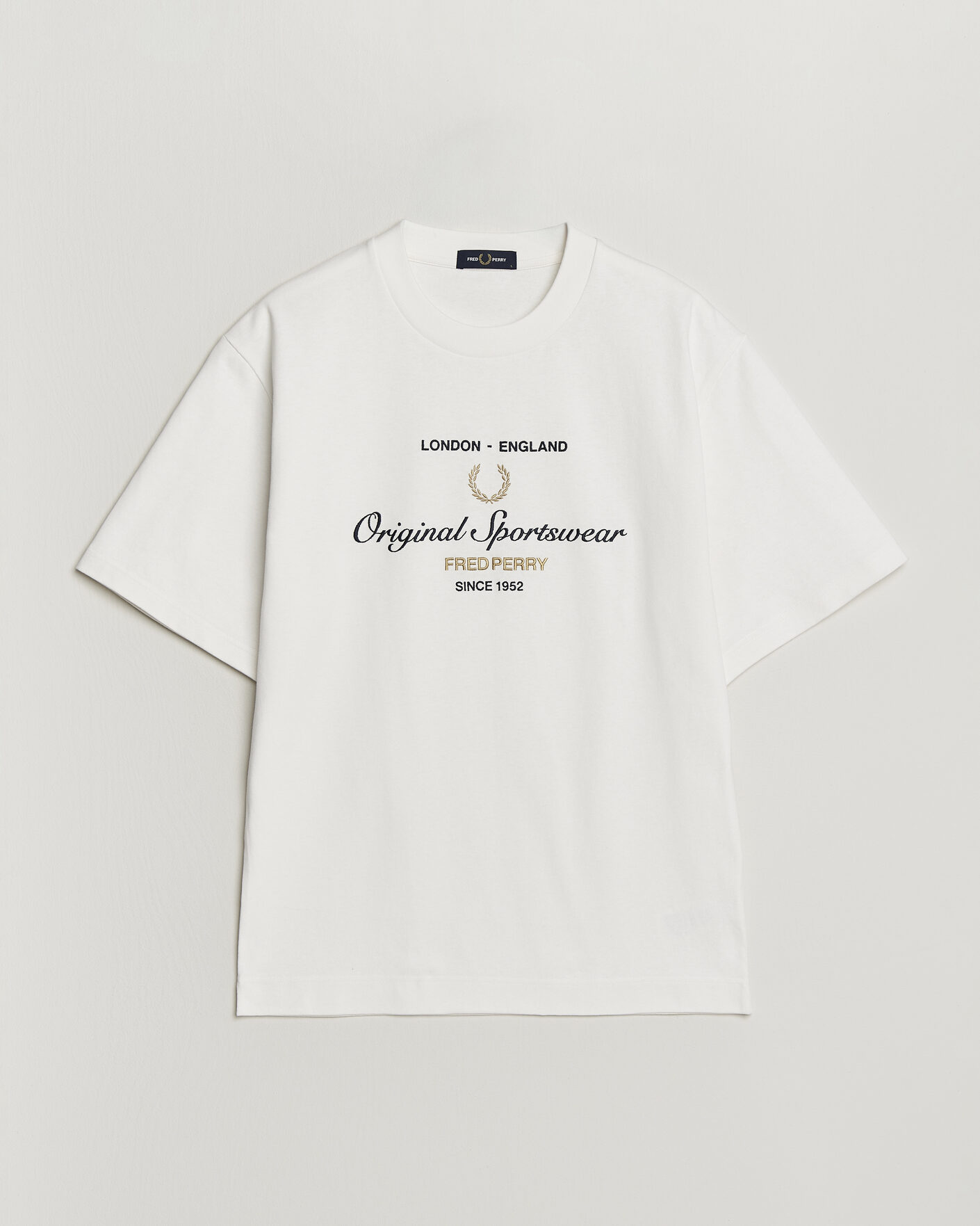 Homme | T-shirts | Fred Perry | Original Sportswear T-Shirt Snow White