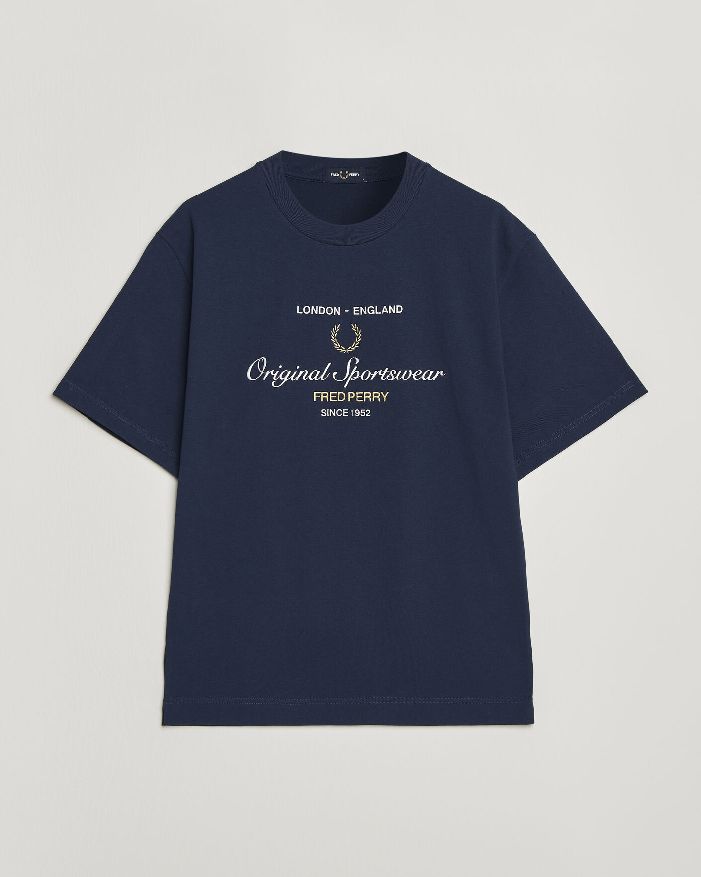 Heren | T-shirts | Fred Perry | Original Sportswear T-Shirt Tennis Blue