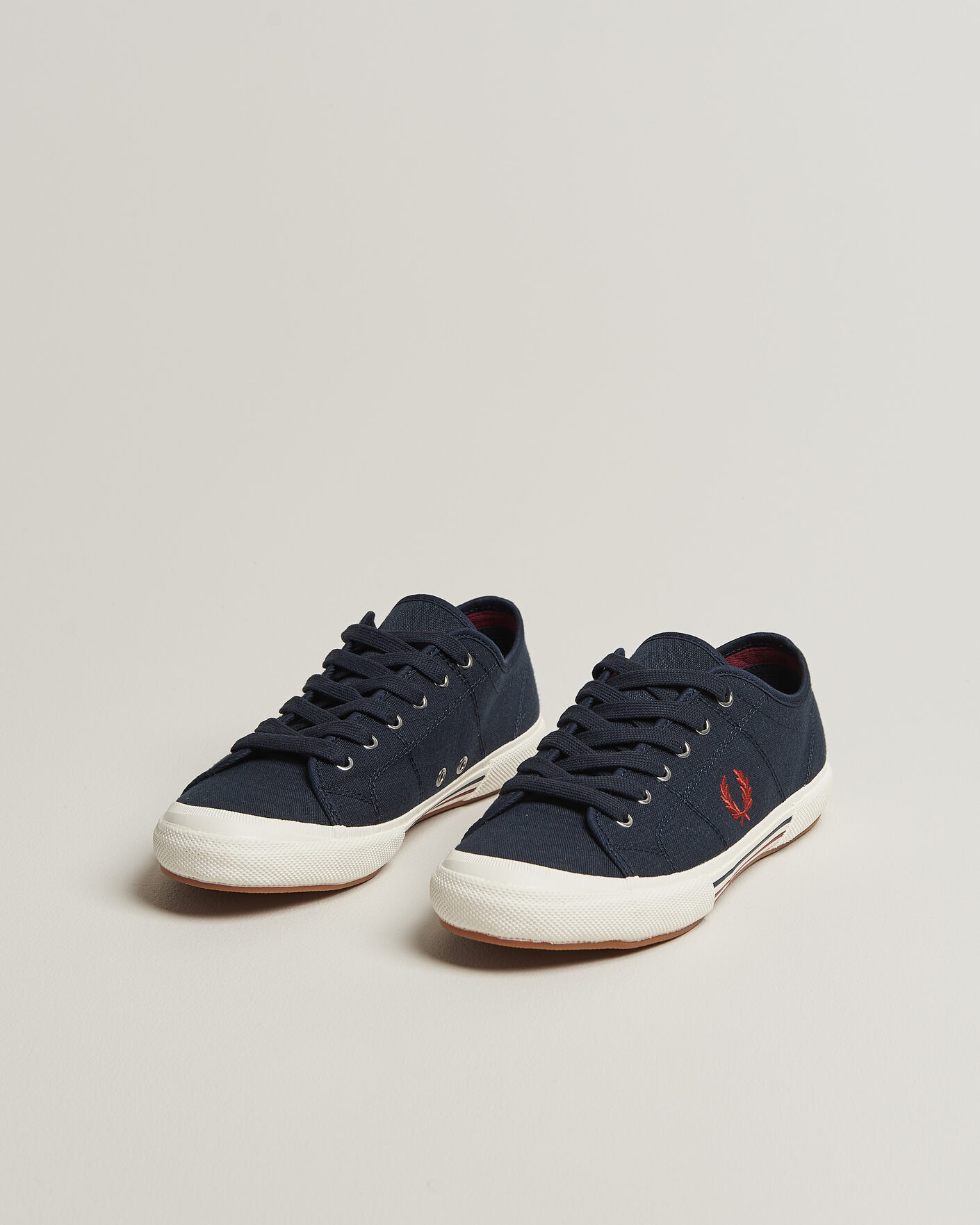 Heren | Sneakers | Fred Perry | B708 Vintage Tennis Sneaker Navy