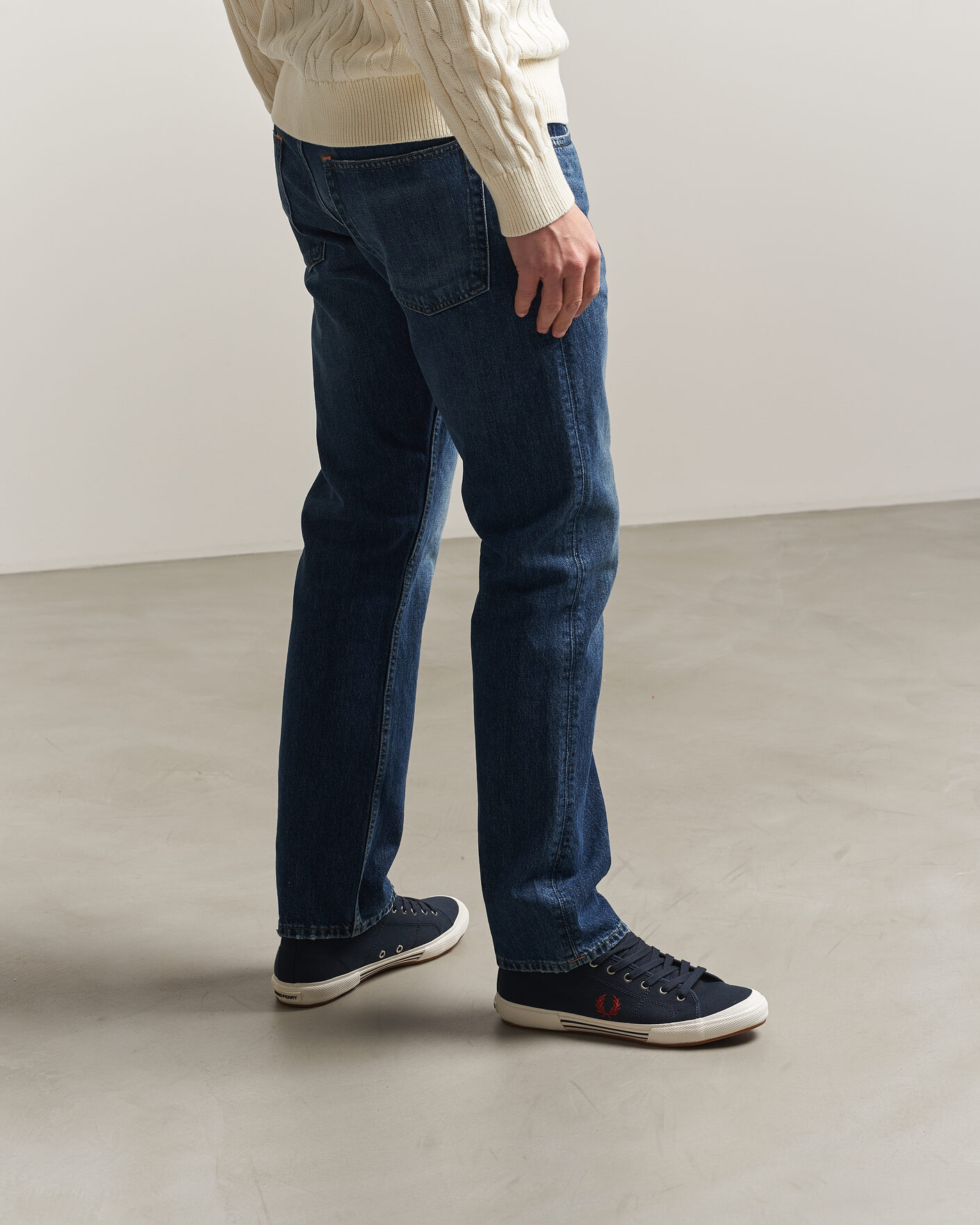 Homme | Baskets | Fred Perry | B708 Vintage Tennis Sneaker Navy