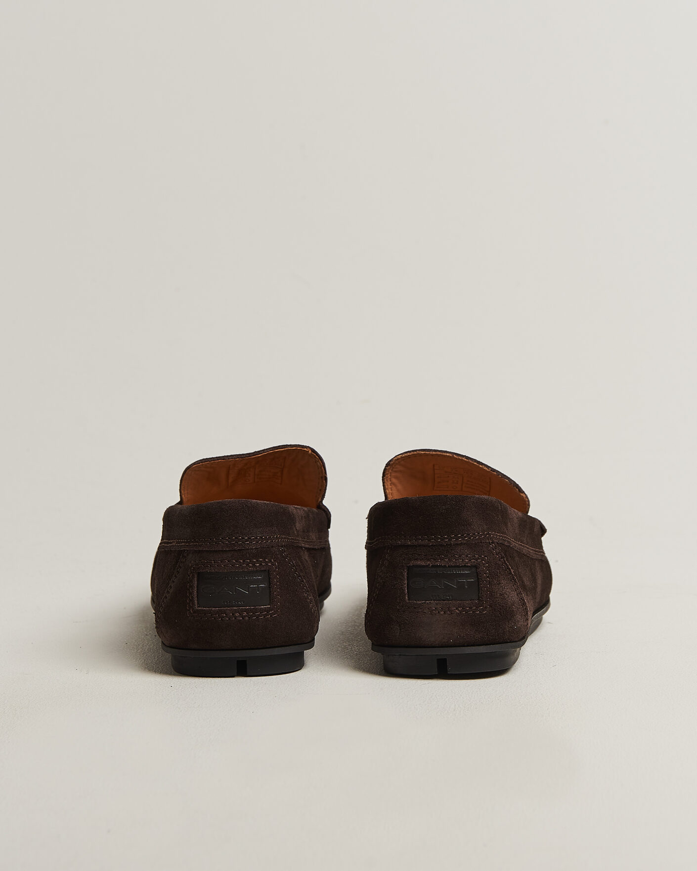 Heren | Mocassins | Gant | Wilmon Suede Car Shoe Dark Brown