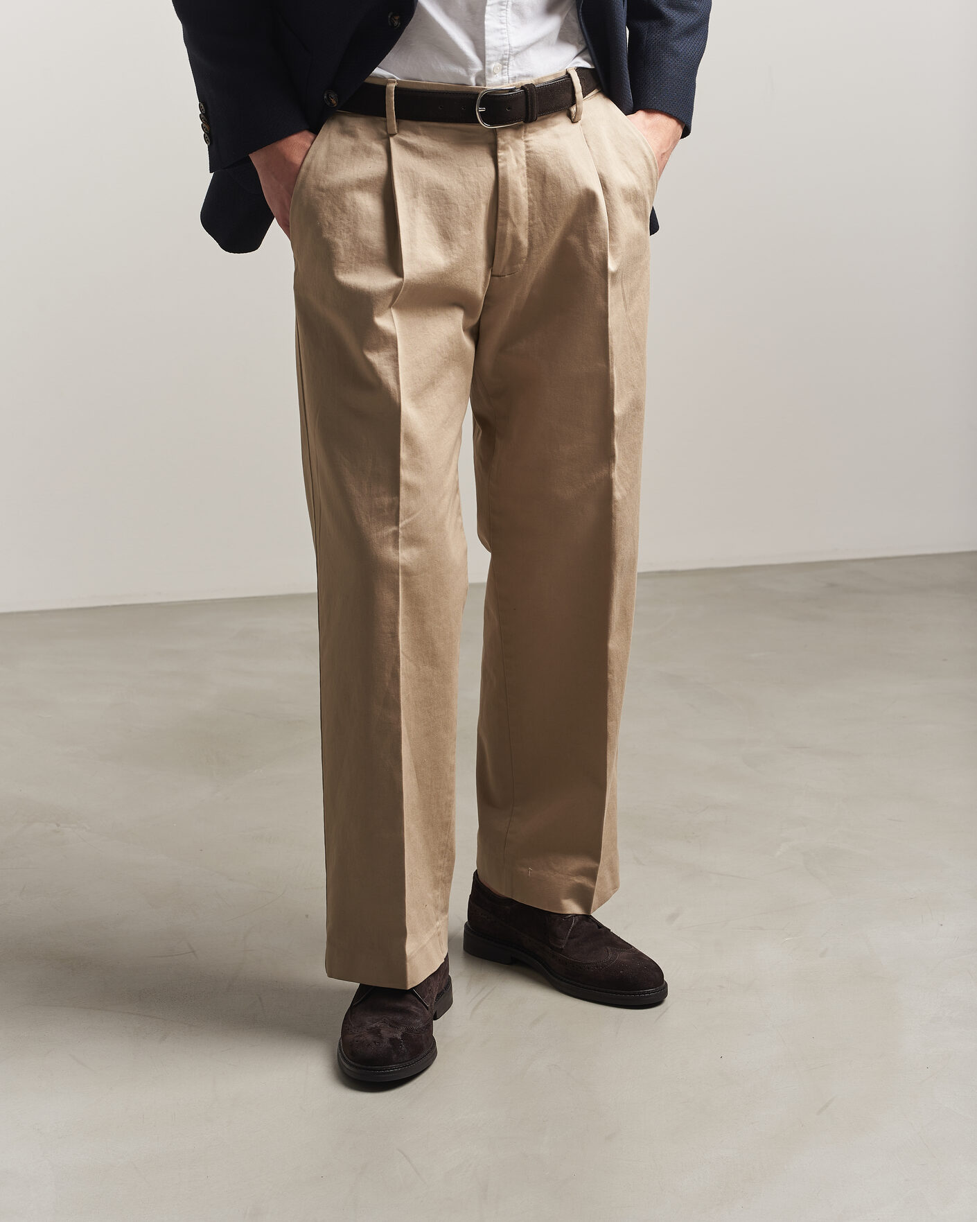 Homme | Richelieus | Gant | Bidford Suede Brouge Dark Brown