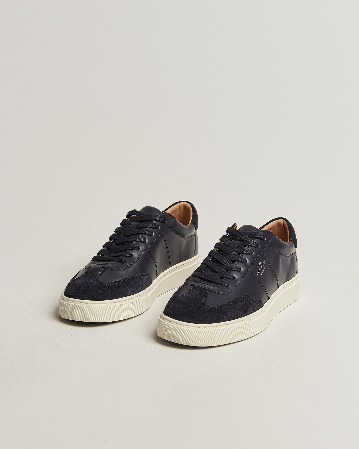 Homme | Baskets | GANT | Mc Julien Leather/Suede Sneaker Marine
