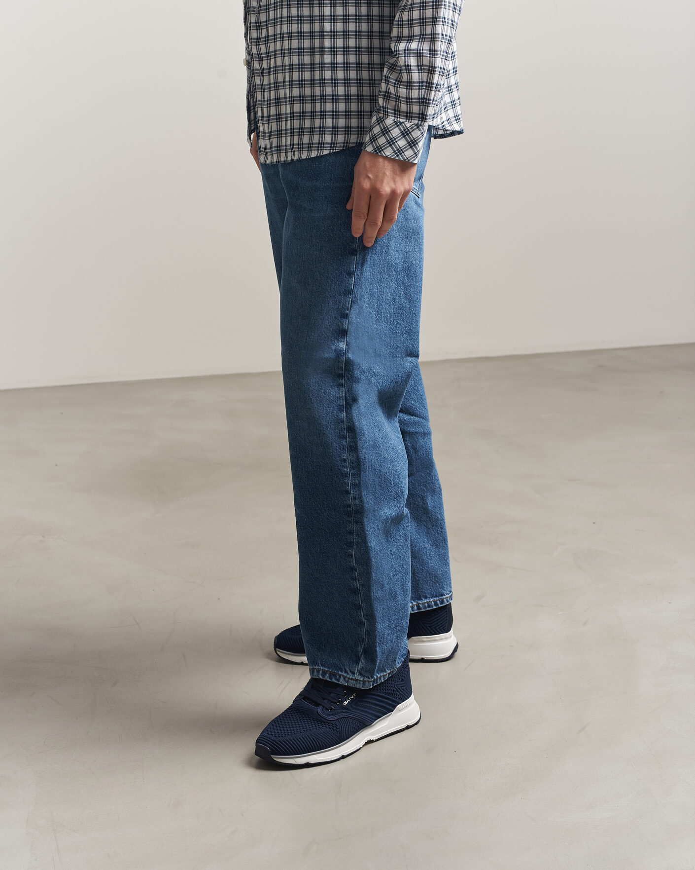 Heren | GANT Beeker Running Sneaker Marine | Gant | Beeker Running Sneaker Marine