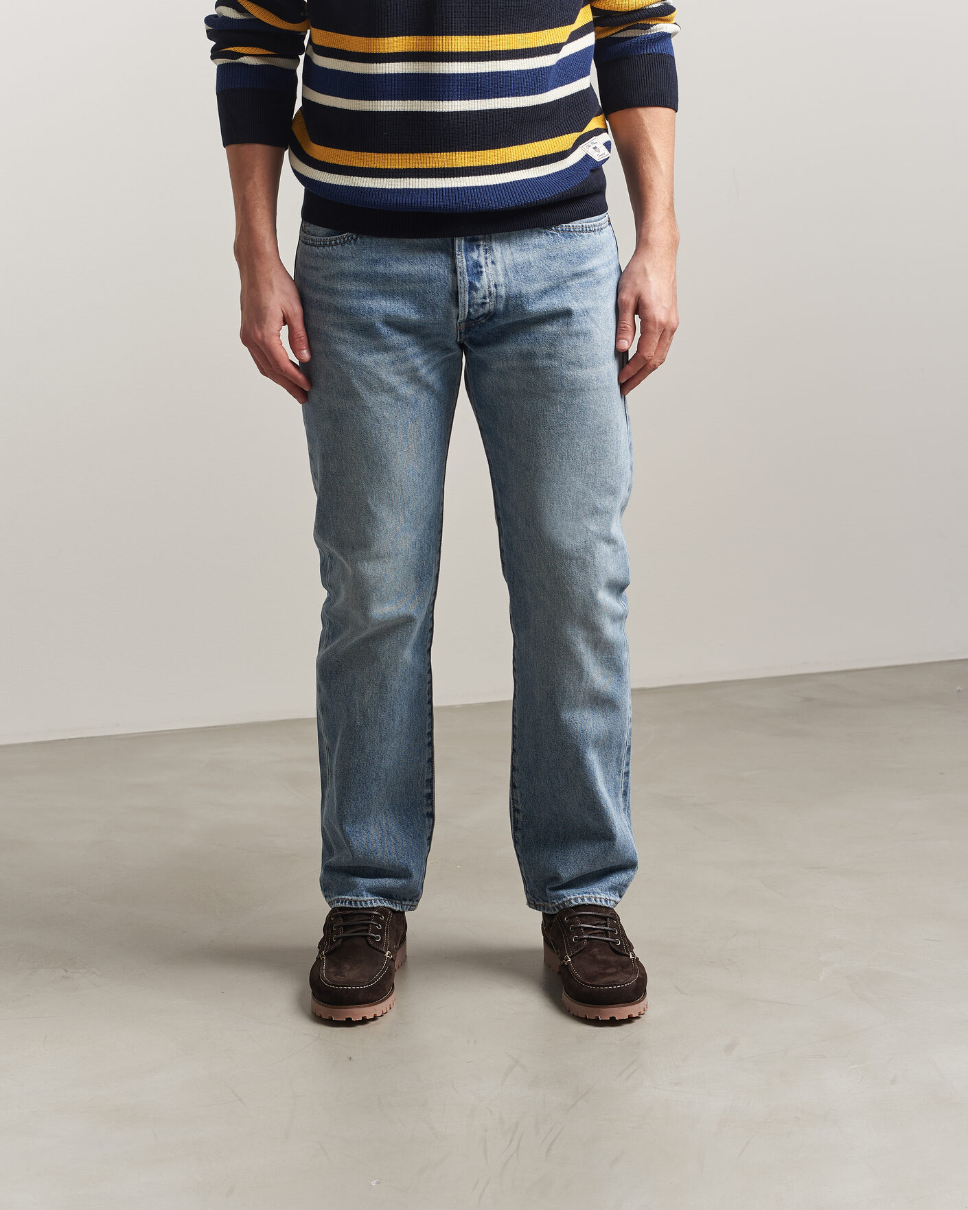 Heren | Bootschoenen | GANT | Tratton Suede Boat Shoe Dark Brown