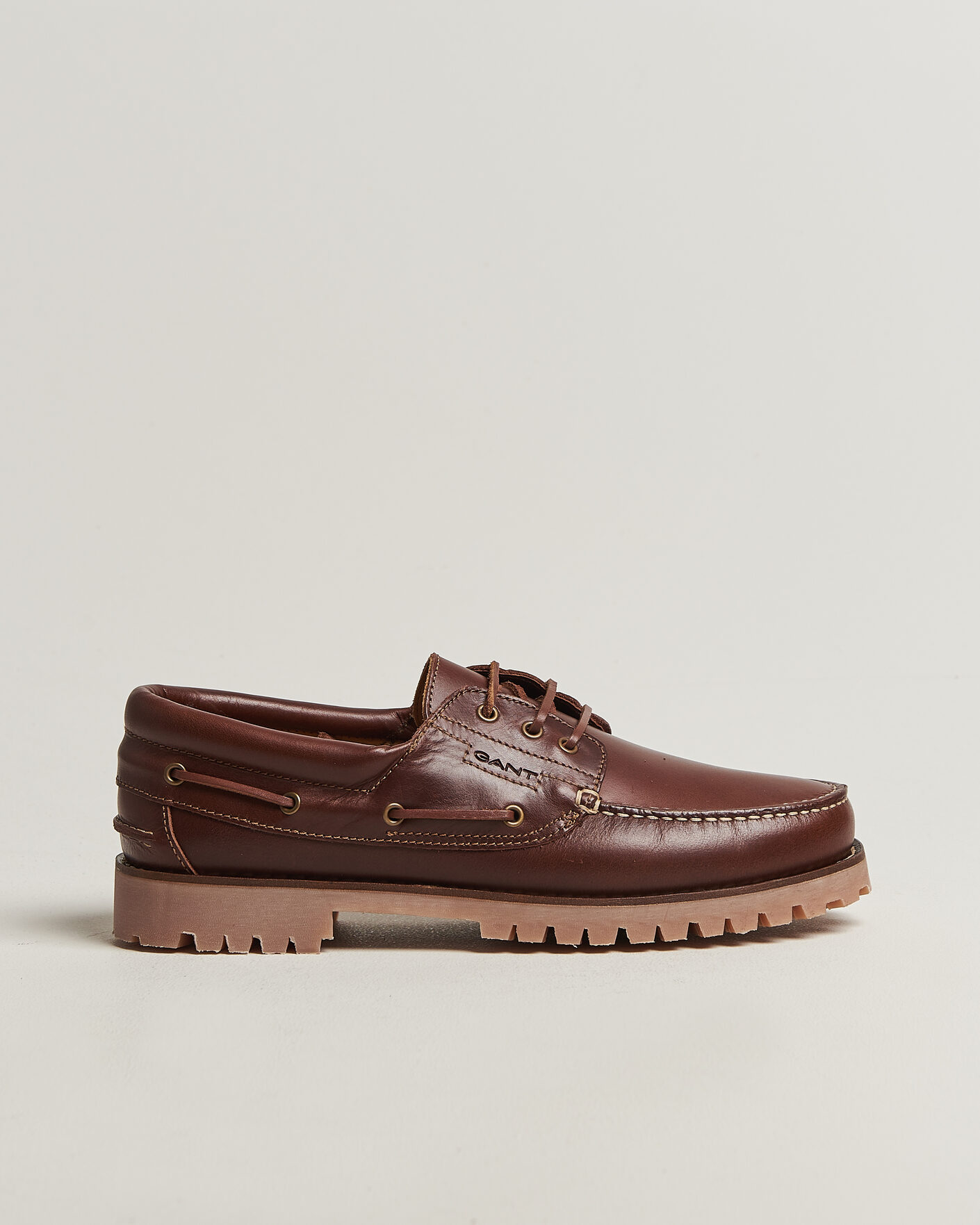 Heren | Bootschoenen | Gant | Tratton Leather Boat Shoe Brown
