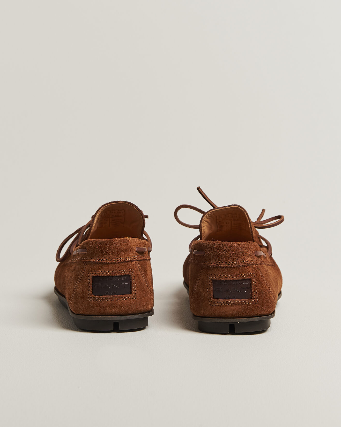 Homme | Mocassins | Gant | Wilmon Laced Suede Car Shoe Cognac