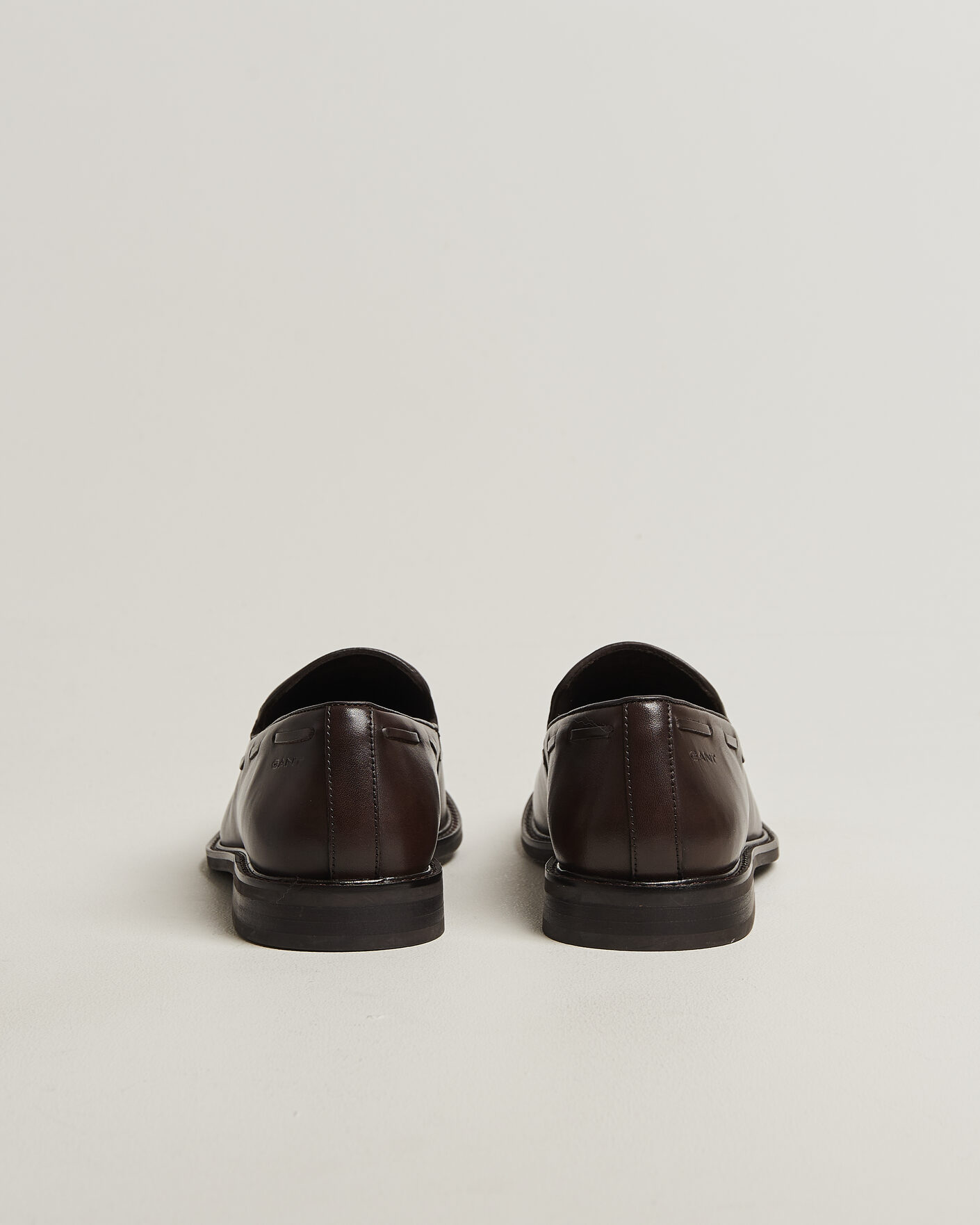 Heren | Instappers | GANT | Lozham Leather Tassle Loafer Dark Brown