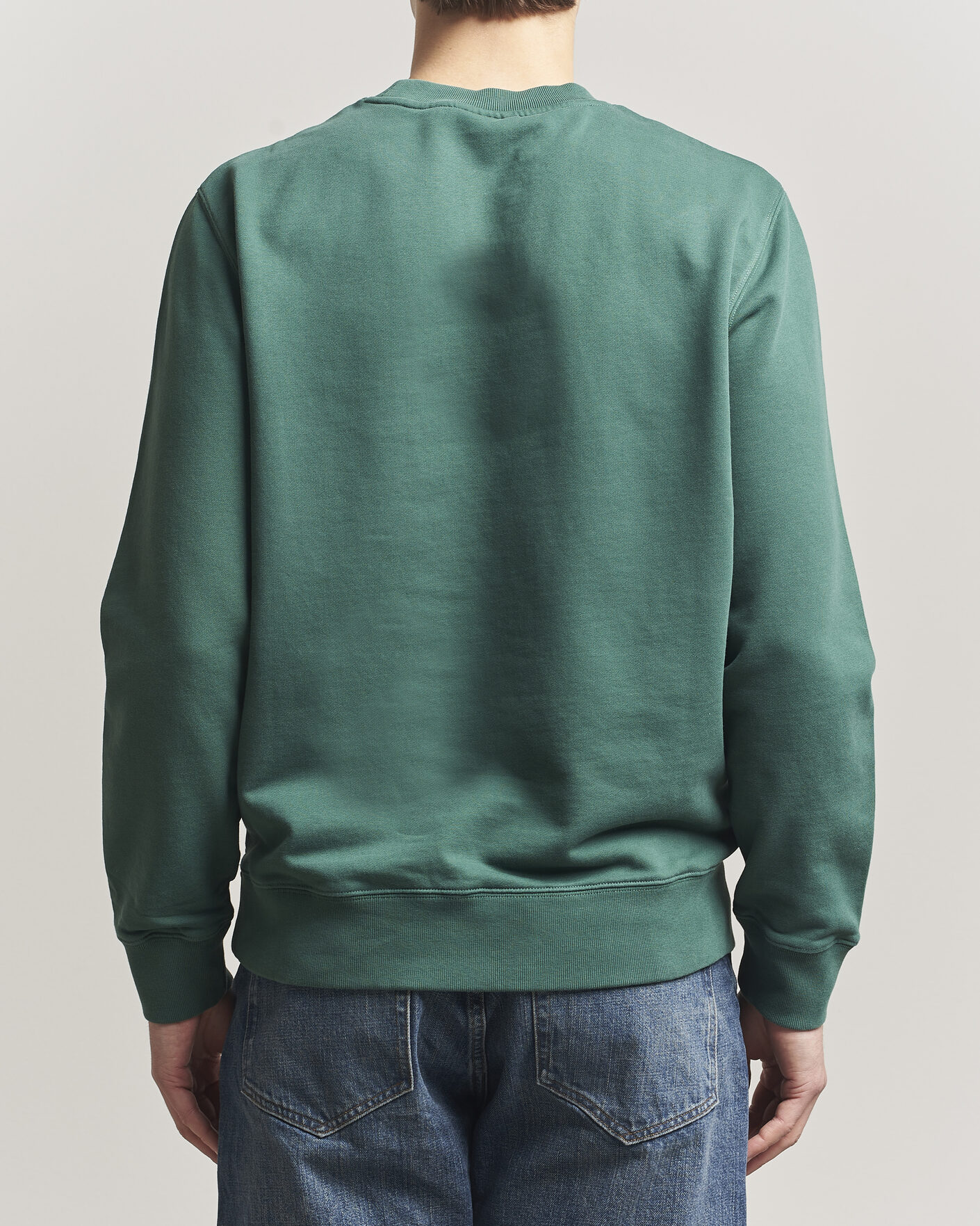 Homme | Pulls Et Tricots | Maison Kitsuné | Fox Head Sweatshirt Bottle Green