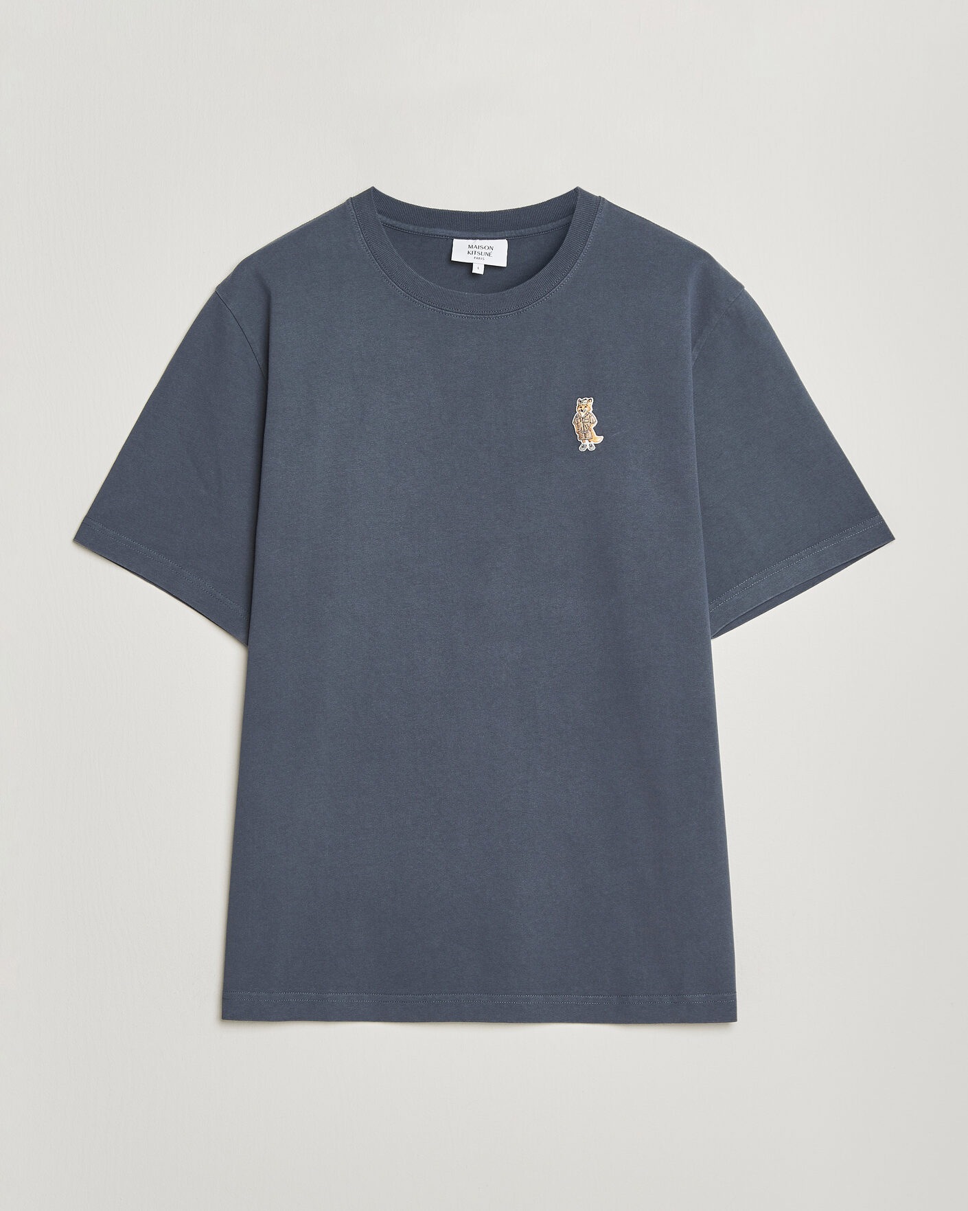 Heren | T-shirts | Maison Kitsuné | Dressed Fox T-Shirt Shadow Blue